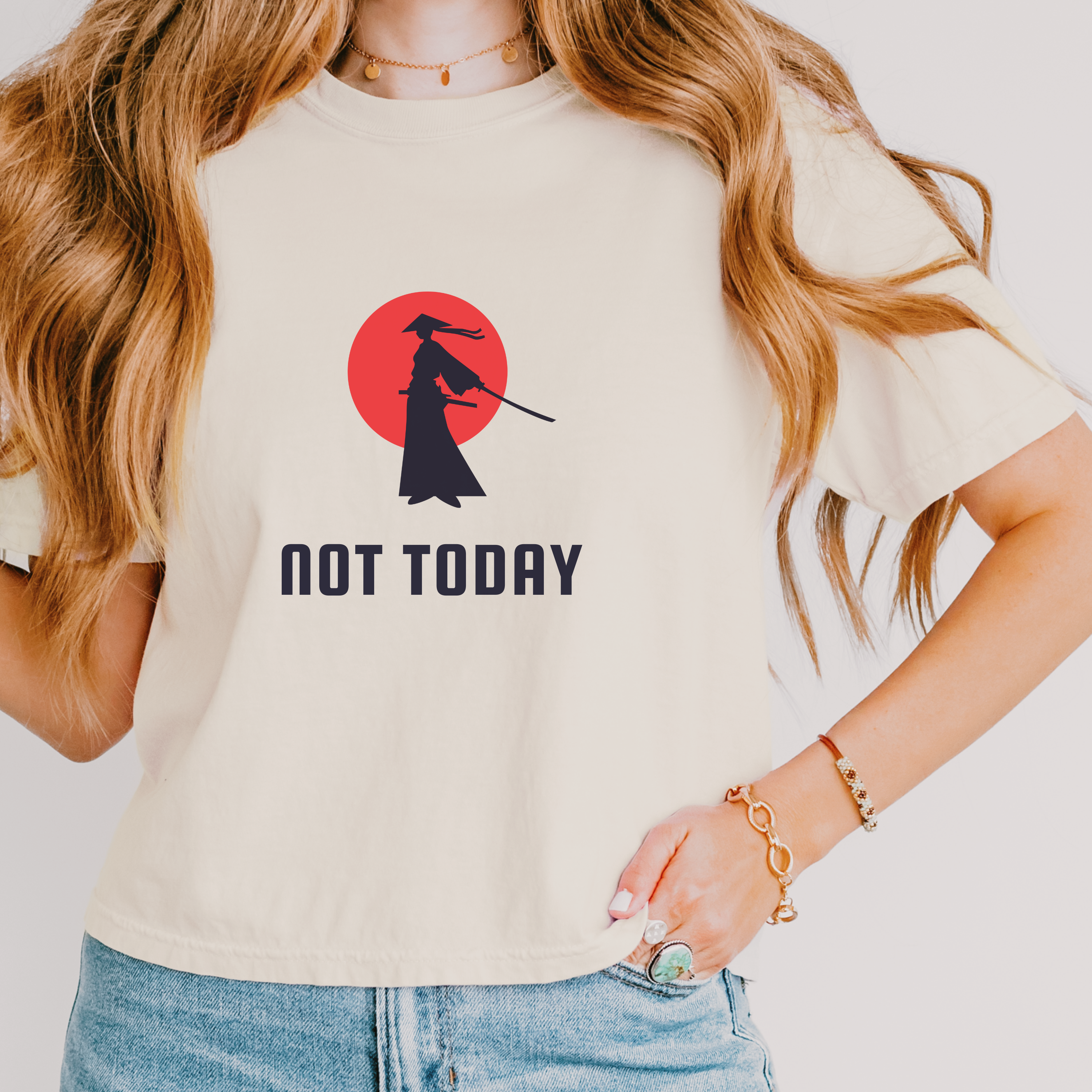 Not Today Boxy Shirts