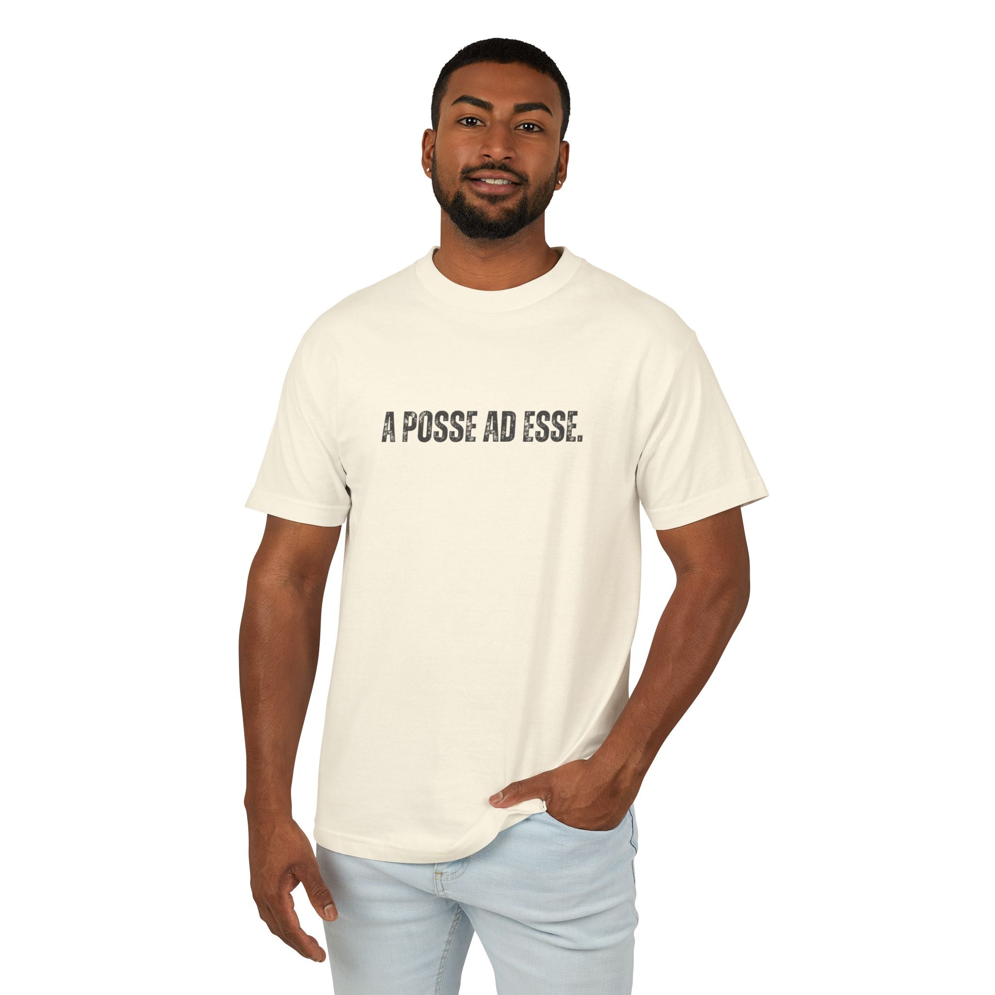 Unisex Ancient Quotes Shirt | A Posse ad Esse | Inspirational Gift Tee - Mythos Design