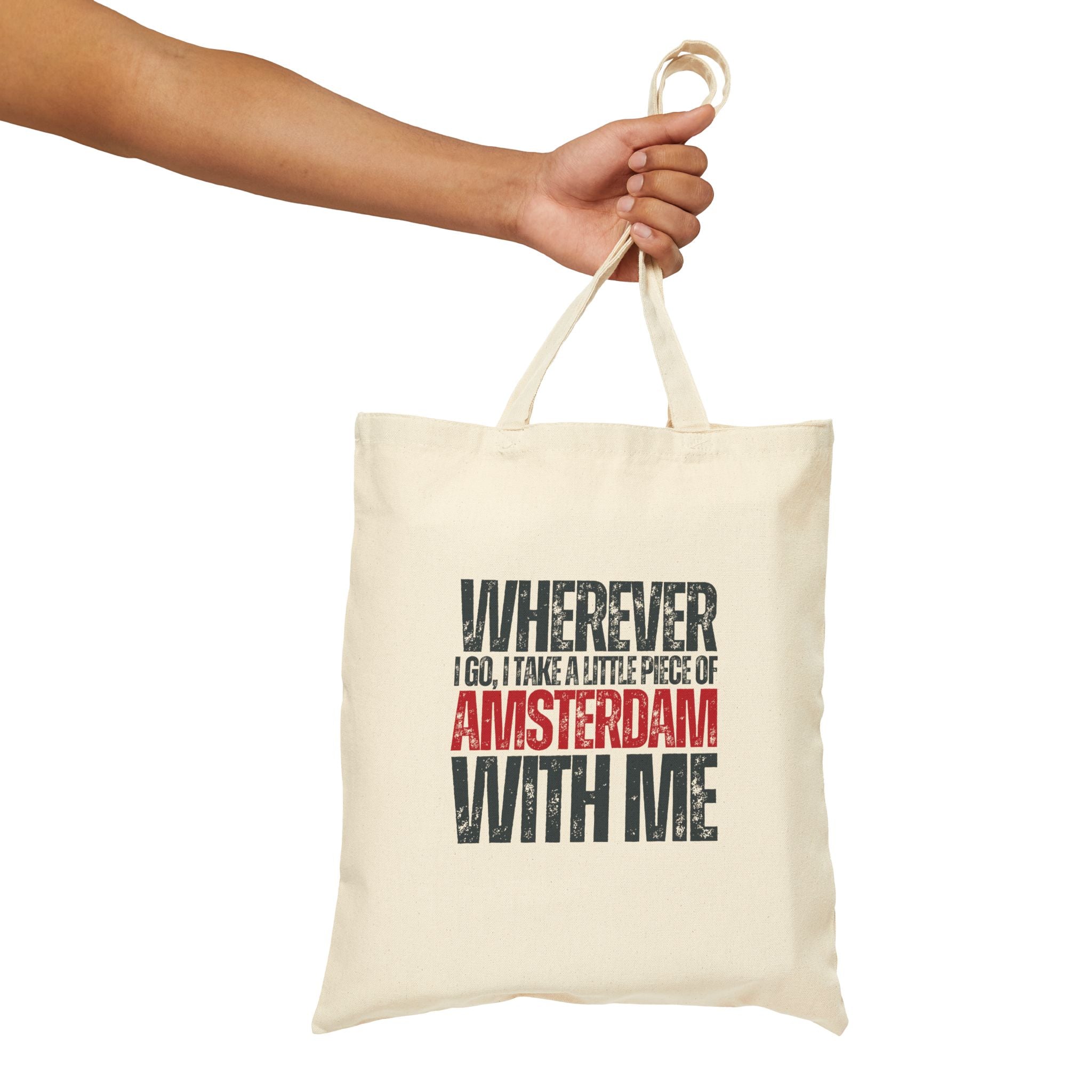 Canvas Tote Bag, Amsterdam | European Cities Collection - Mythos Design