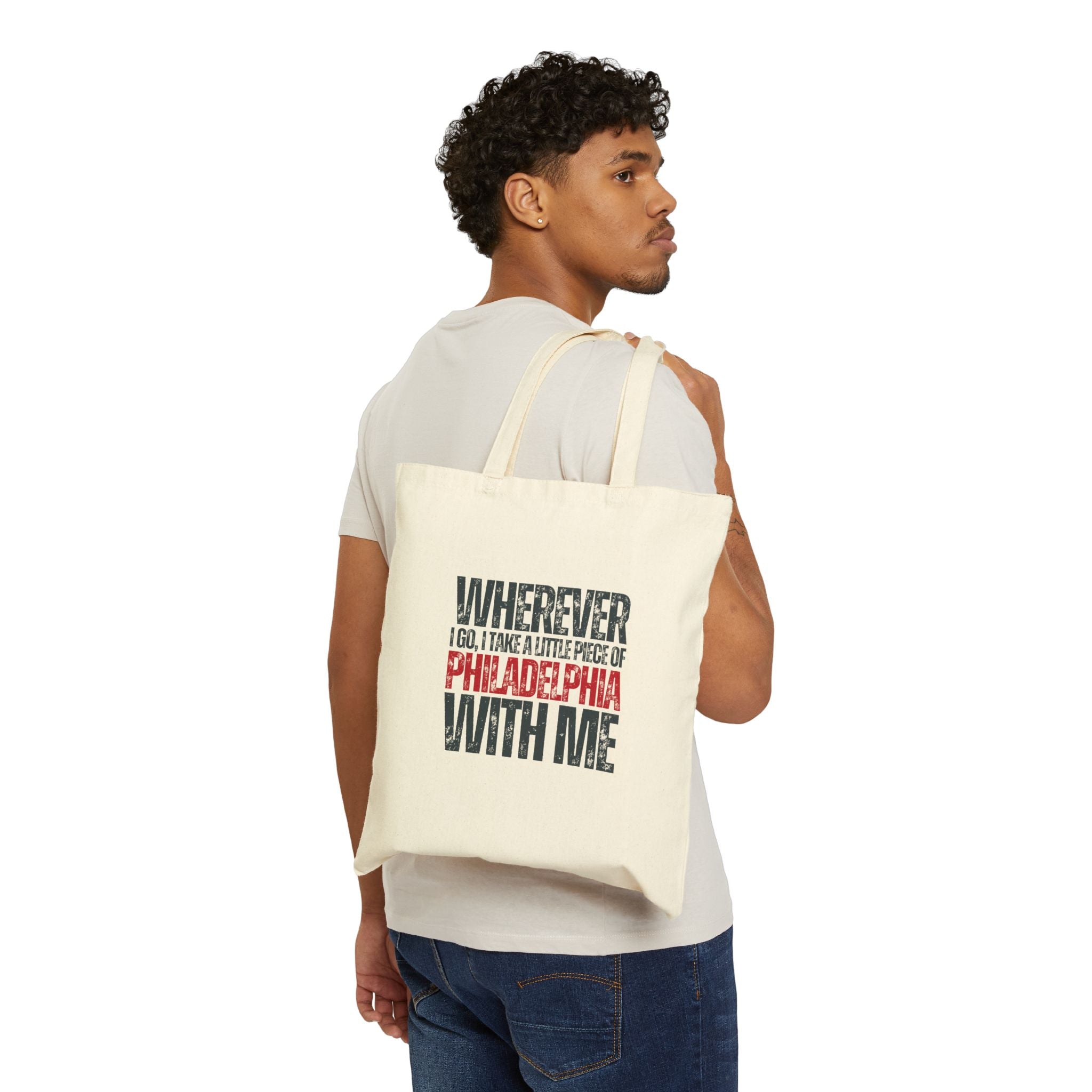 Canvas Tote Bag, Philadelphia | Cities Collection - Mythos Design