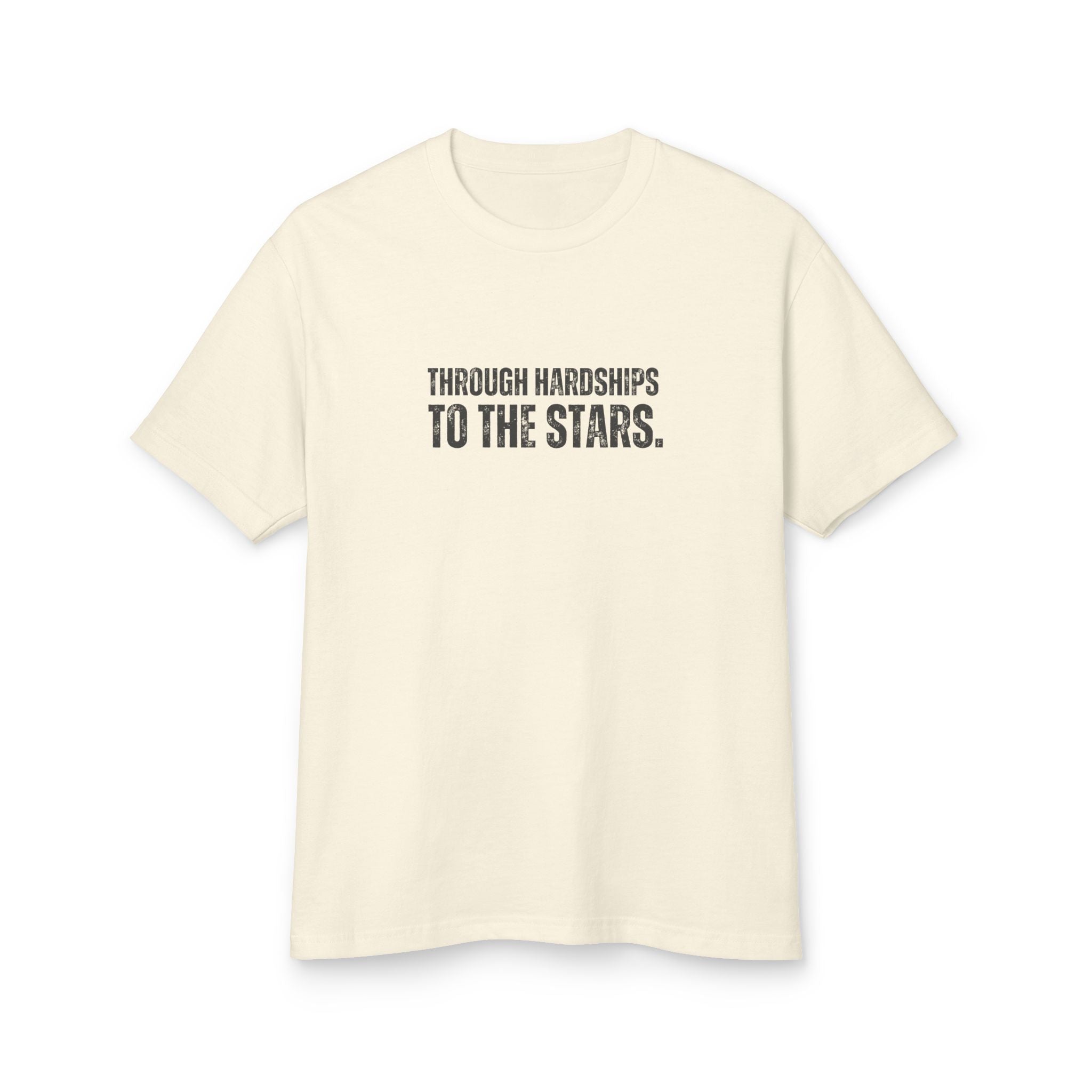 Unisex Ancient Quotes Shirt | Through Hardships to the Stars | Inspirational Gift Tee - Mythos Design