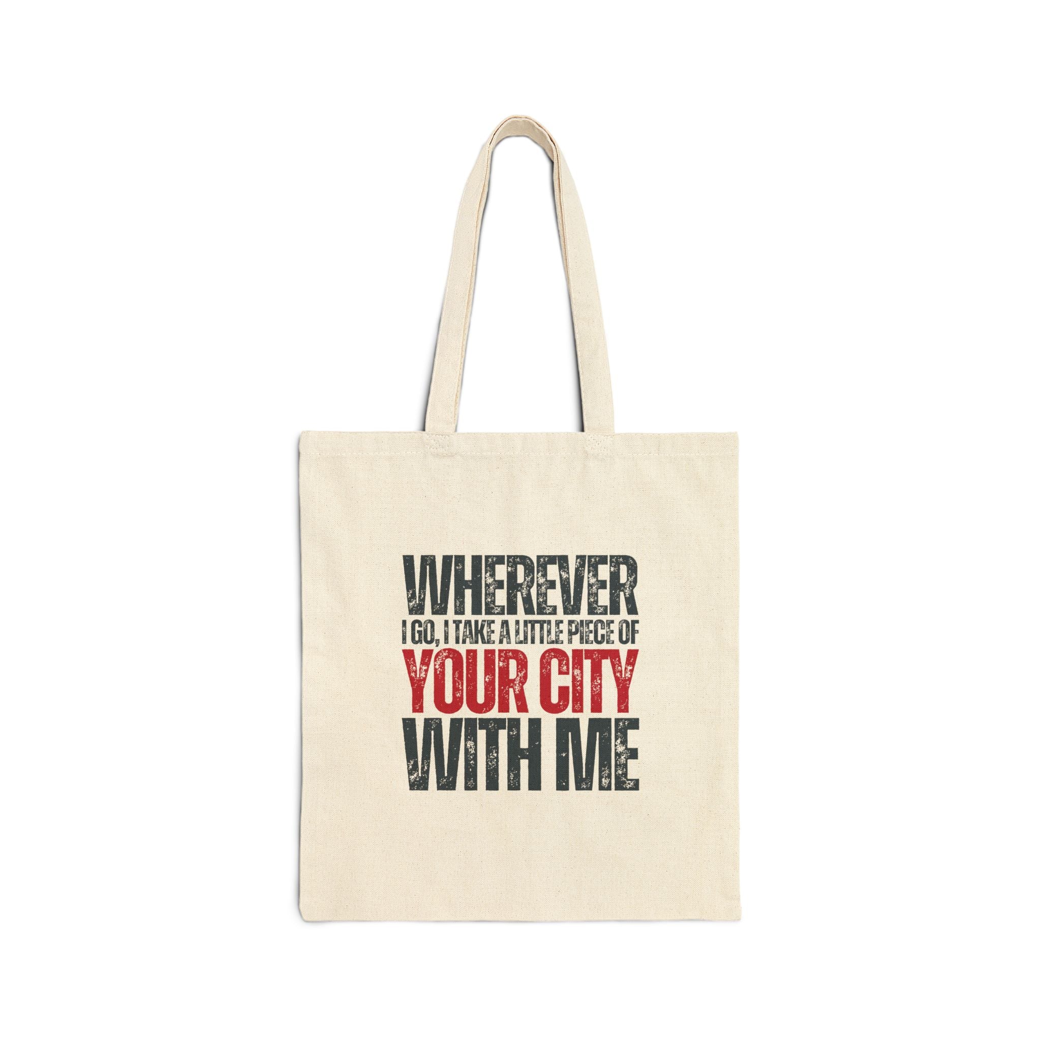 Canvas Tote Bag, Custom | Cities Collection - Mythos Design