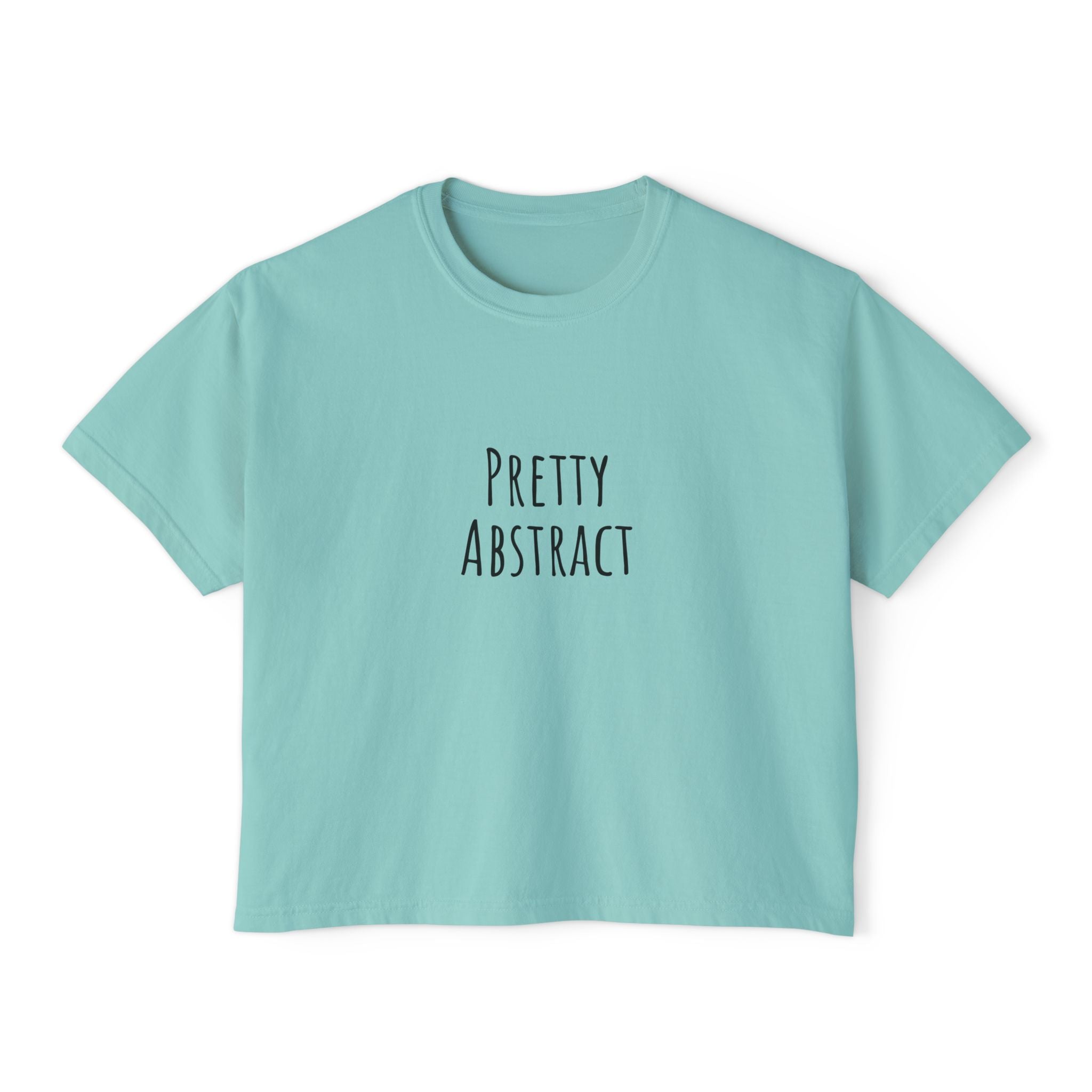 Boxy Artist Shirt | Pretty Abstract | Art Pun Series Gift - Mythos Design