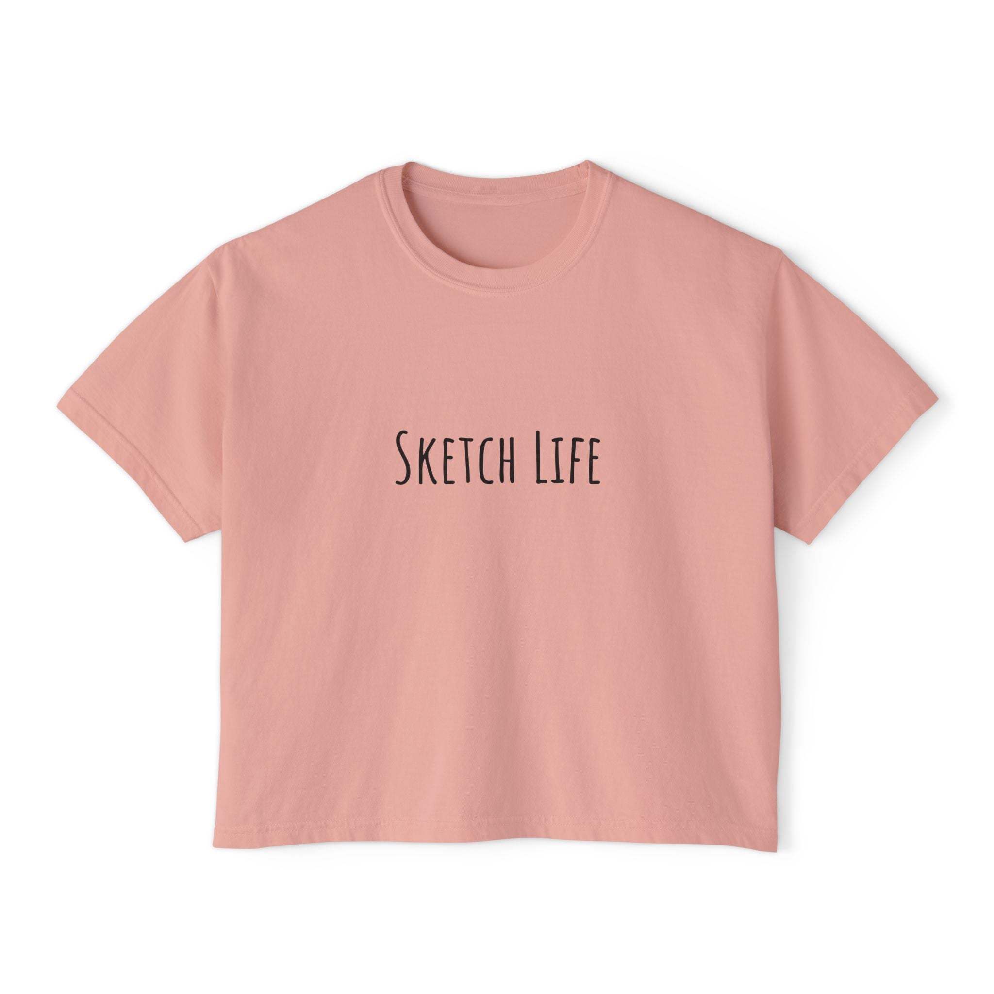 Boxy Artist Shirt | Sketch Life | Art Pun Series Gift - Mythos Design