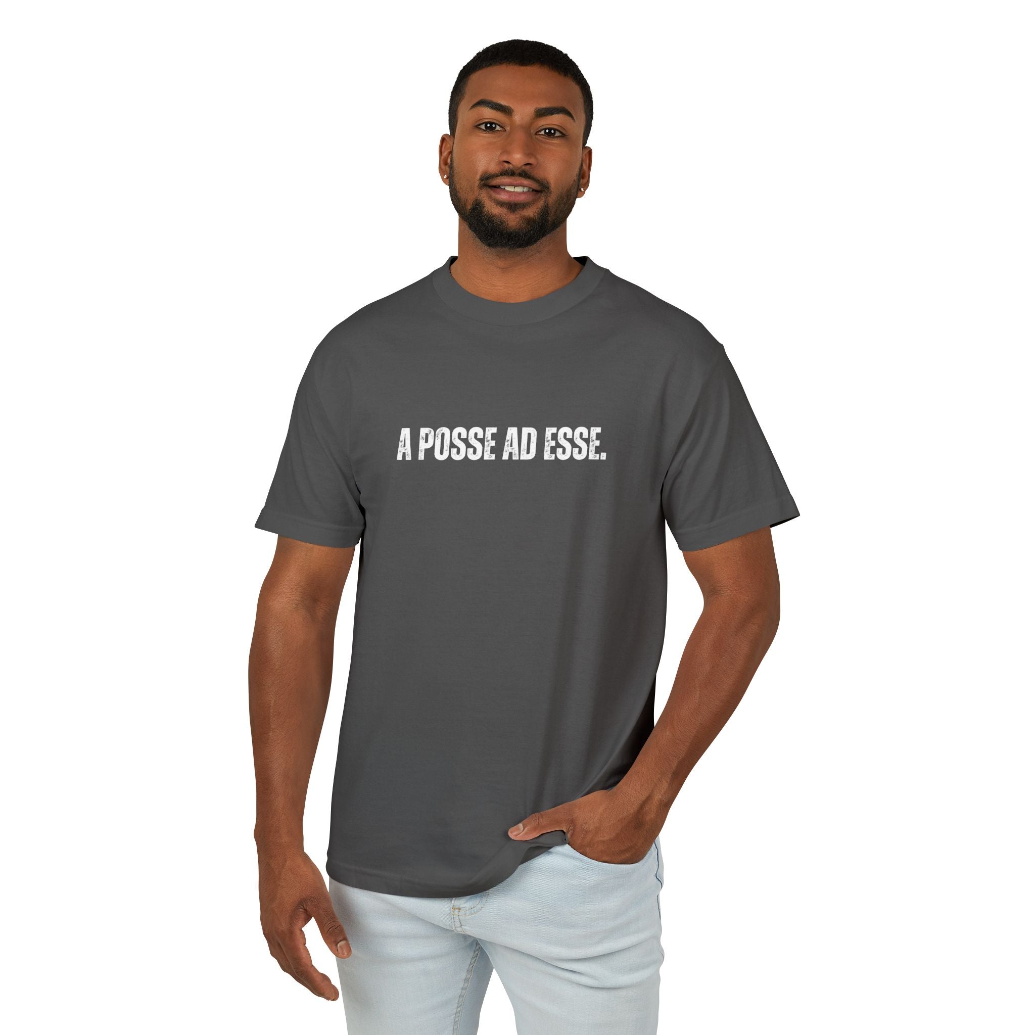 Unisex Ancient Quotes Shirt | A Posse ad Esse | Inspirational Gift Tee - Mythos Design