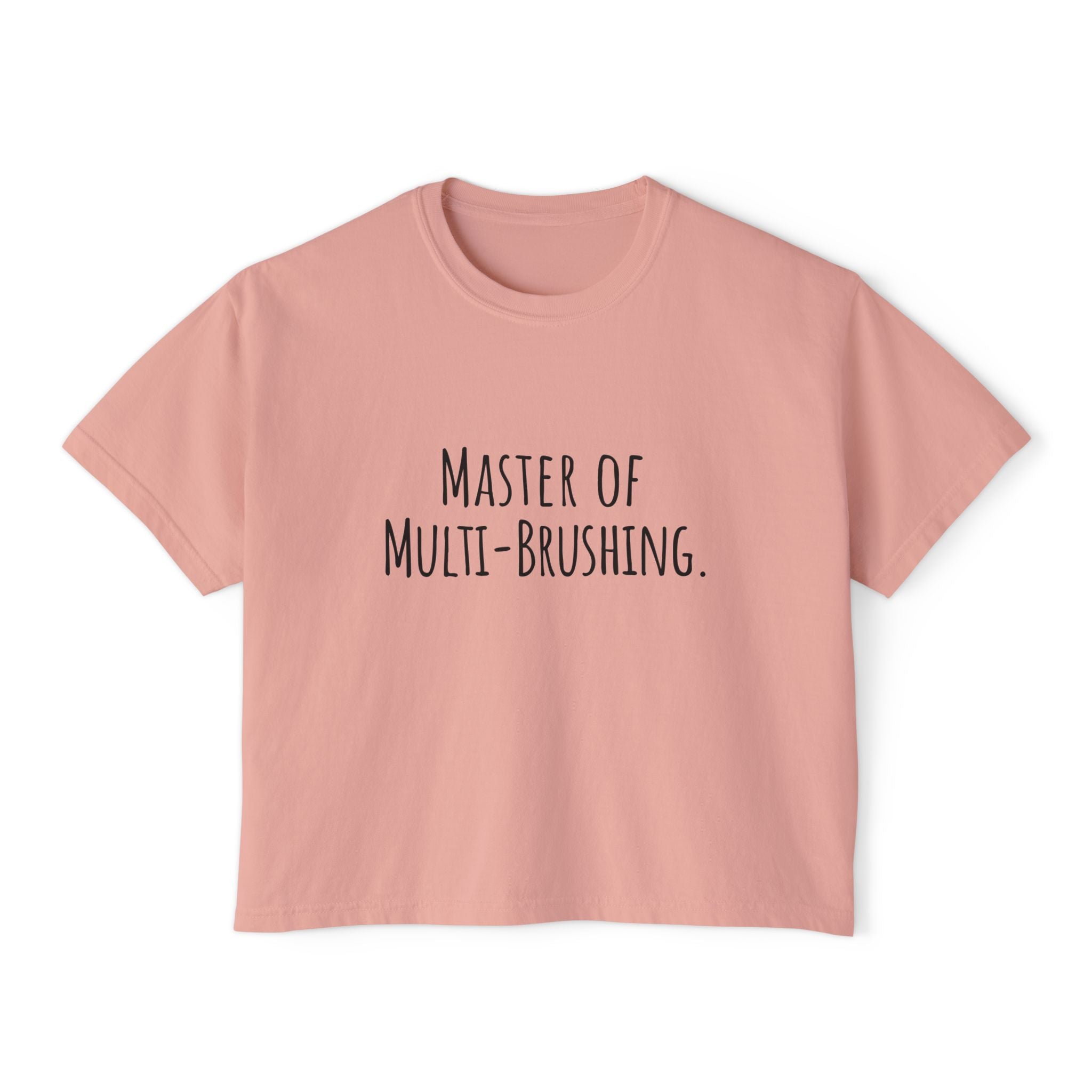 Boxy Artist Shirt | Master of Multi-Brushing | Art Pun Series Gift - Mythos Design