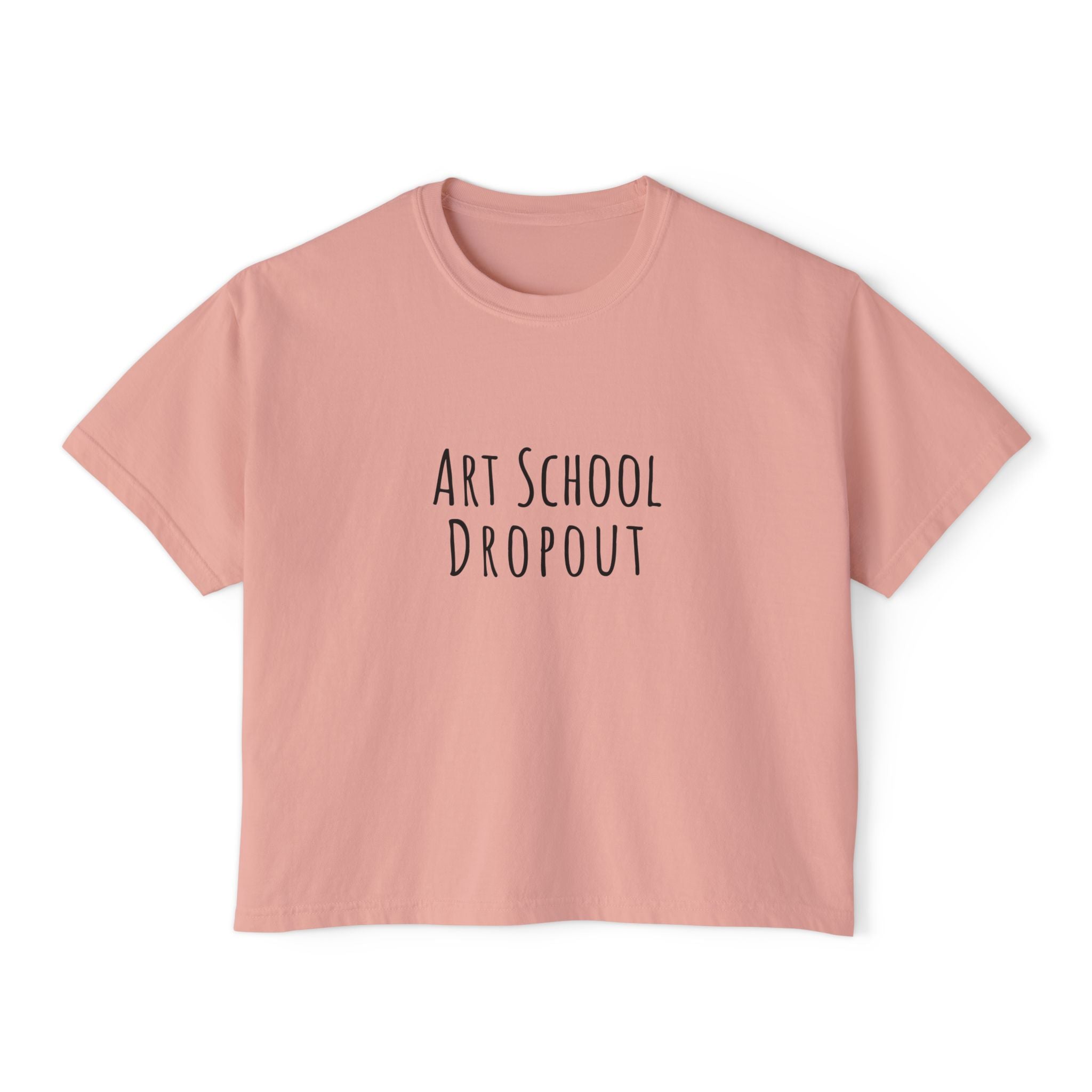 Boxy Artist Shirt | Art School Dropout | Art Pun Series Gift - Mythos Design