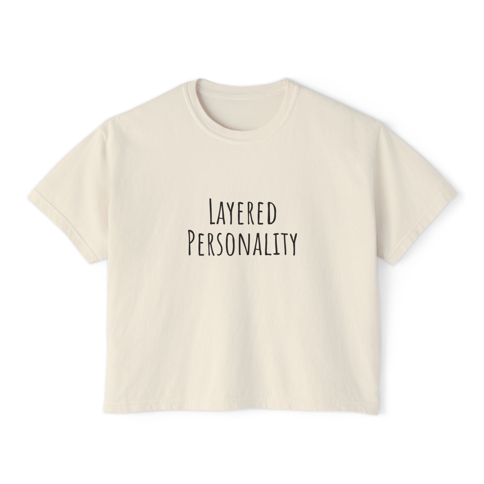 Boxy Artist Shirt | Layered Personality | Art Pun Series Gift - Mythos Design