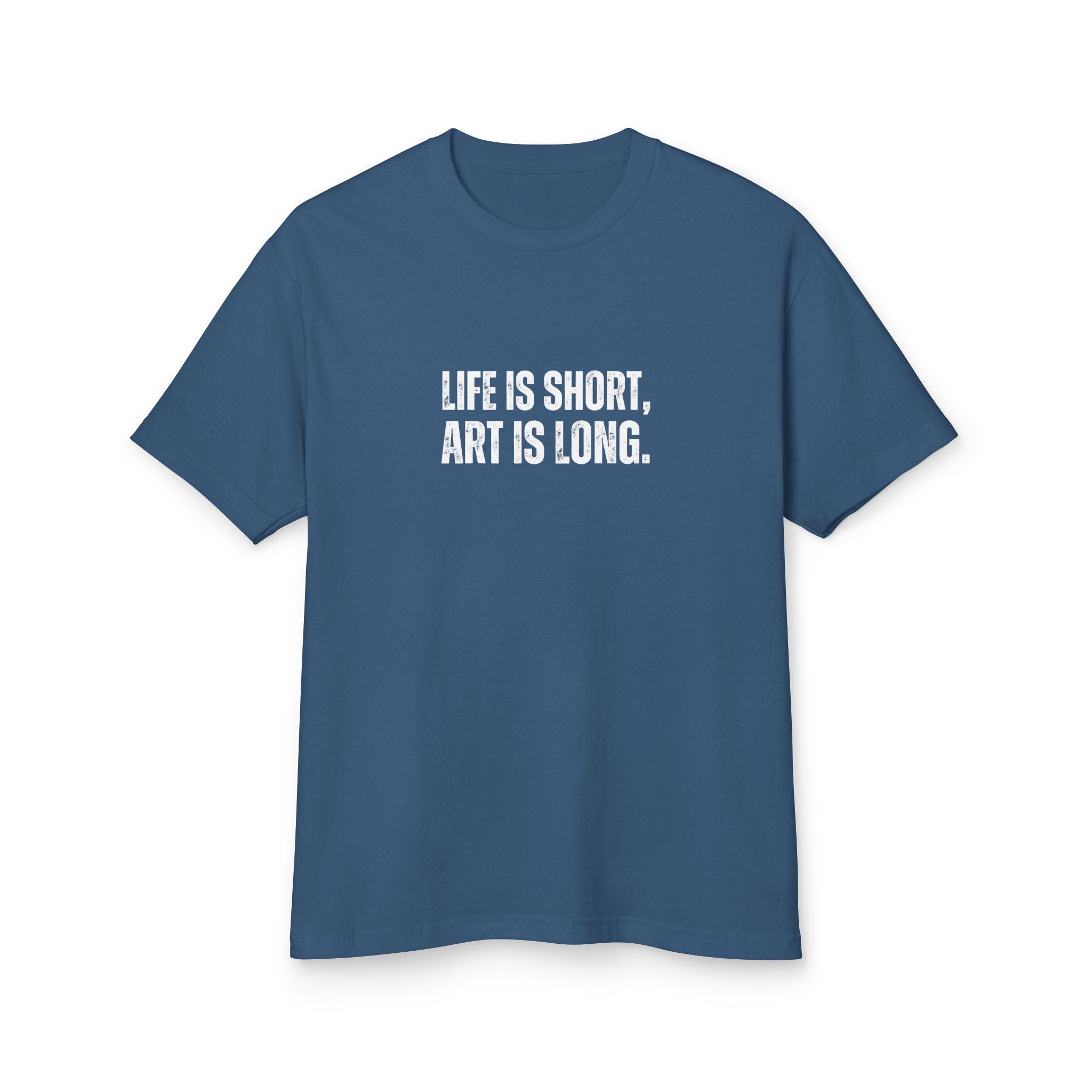 Unisex Ancient Quotes Shirt | Life is Short, Art is Long | Inspirational Gift Tee - Mythos Design