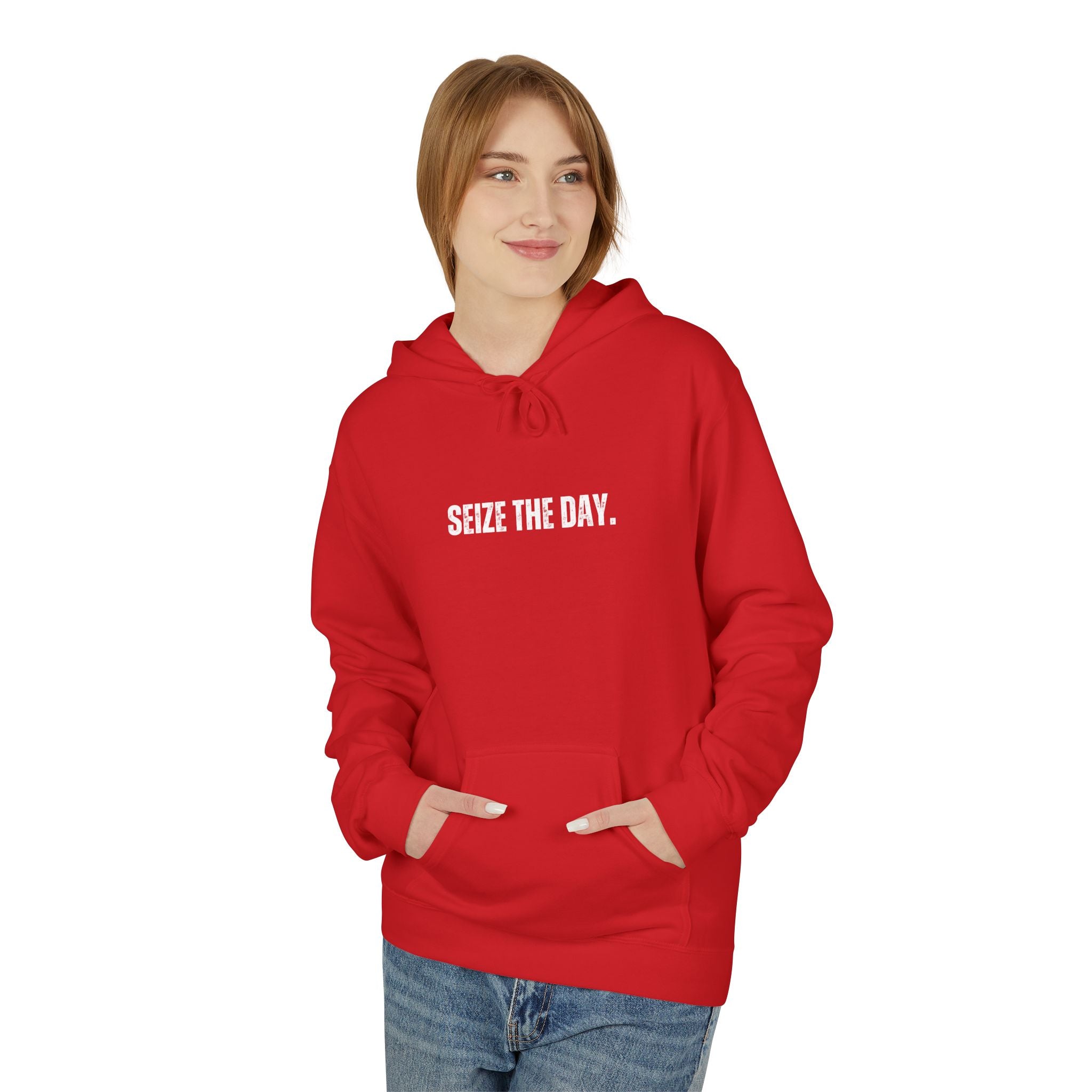 Ancient Quotes Fleece Hoodie | Seize the Day - Mythos Design