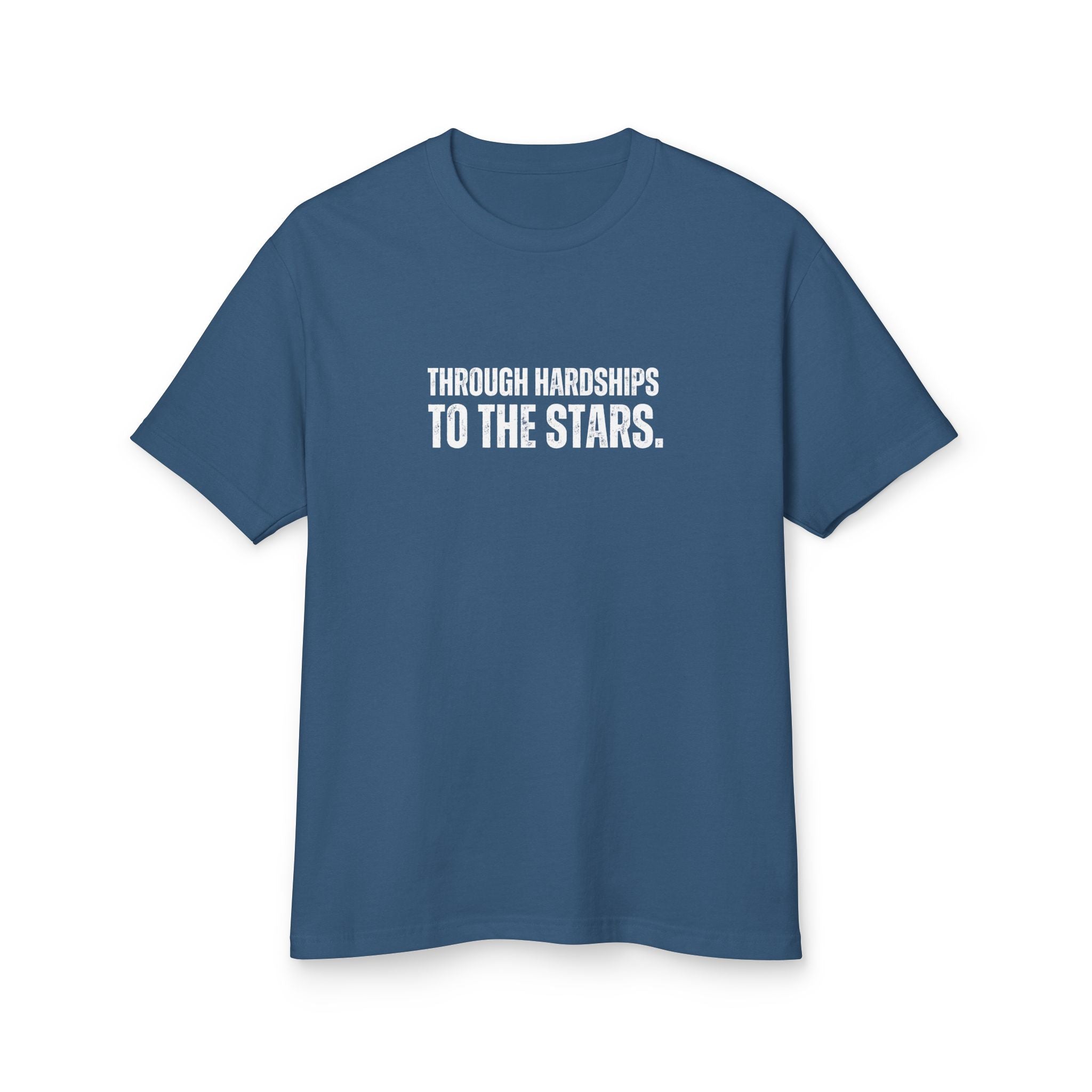 Unisex Ancient Quotes Shirt | Through Hardships to the Stars | Inspirational Gift Tee - Mythos Design