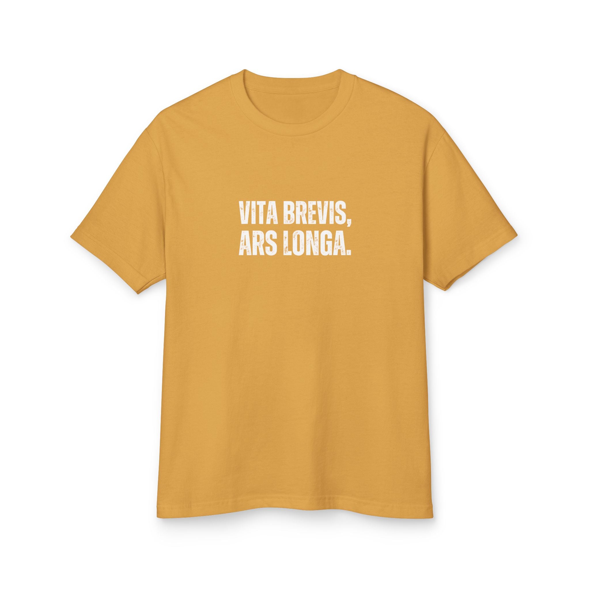 Unisex Ancient Quotes Shirt | Vita Brevis, Ars Longa | Inspirational Gift Tee - Mythos Design