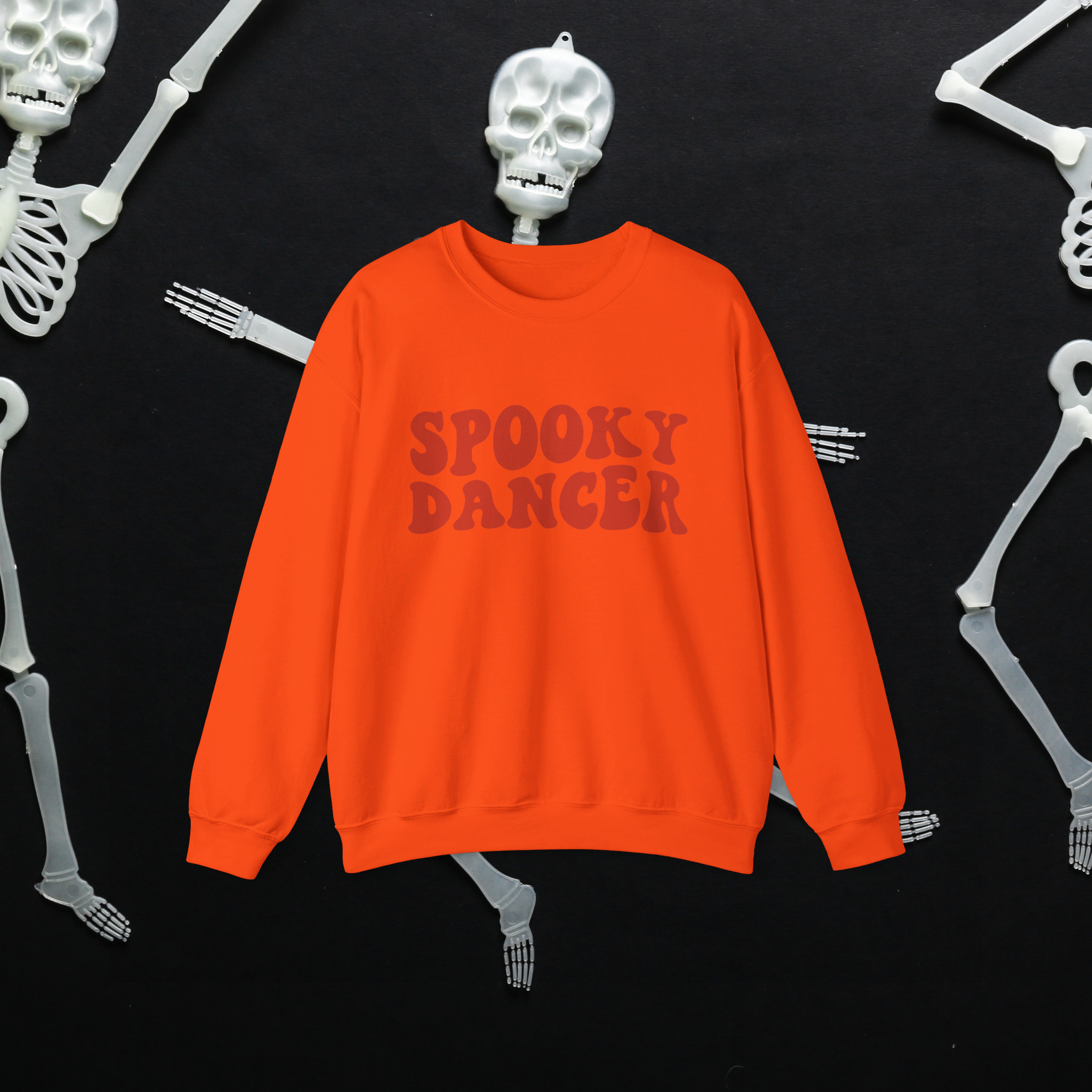 Spooky Dancer Halloween Sweatshirt | Retro Wavy Design - Mythos Design