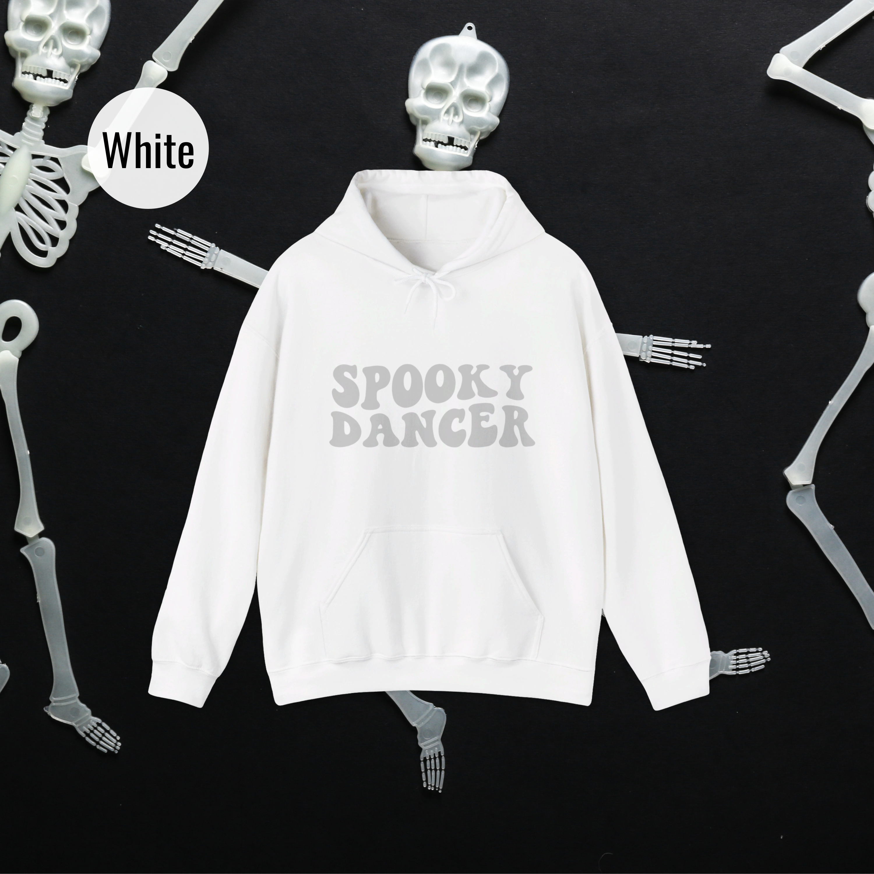 Spooky Dancer Halloween Hoodie | Unisex Eco-Friendly Sweatshirt - Mythos Design