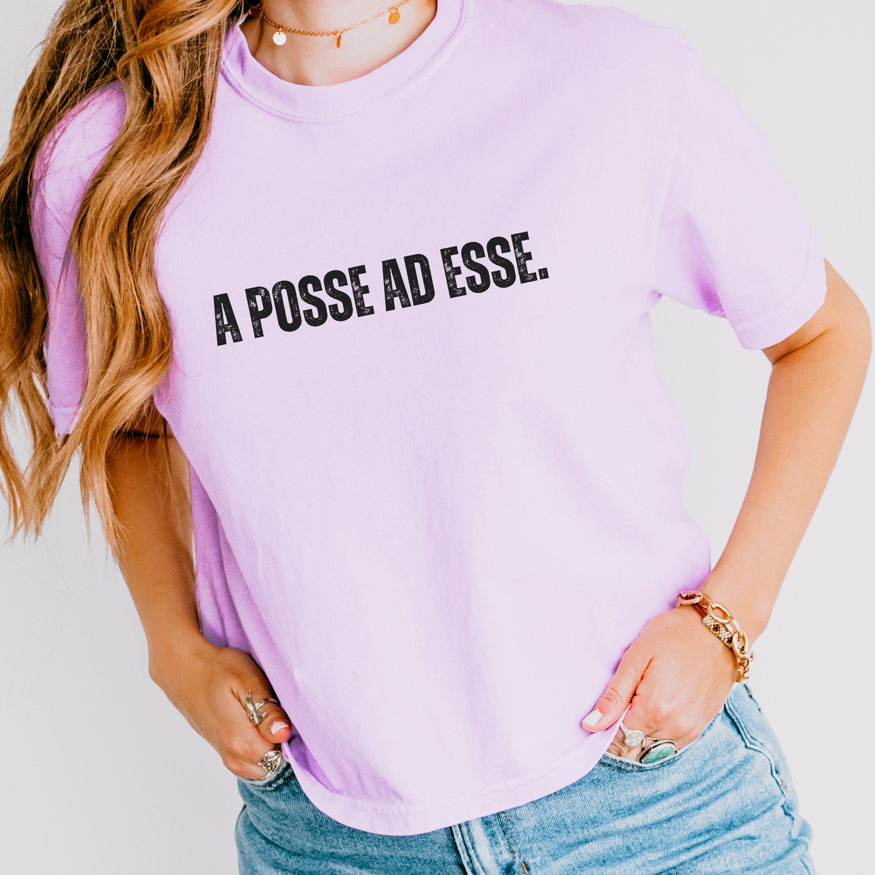 Motivational Women's Boxy T-Shirt | A Posse Ad Esse, From Possibility to Actuality - Mythos Design