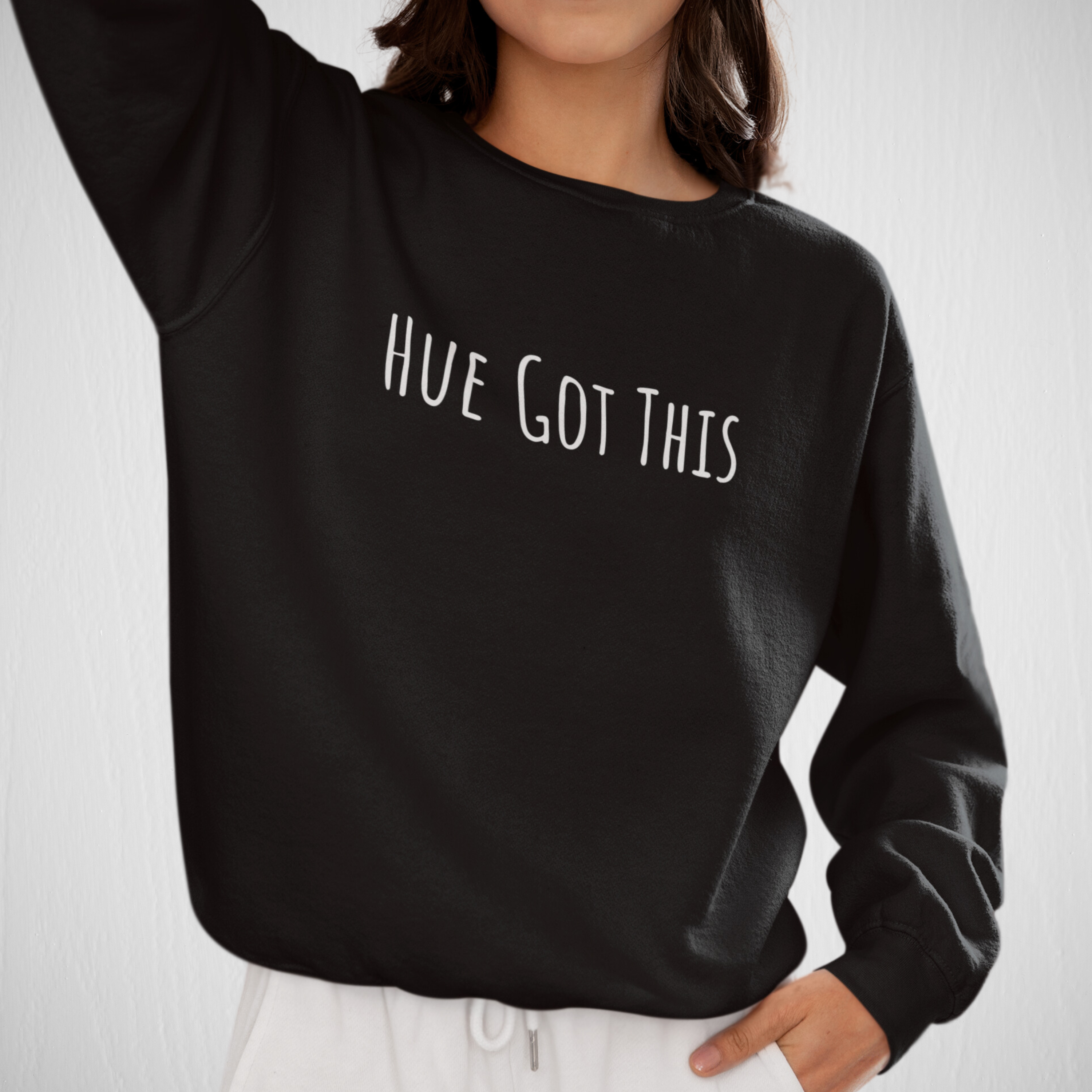 Unisex Artist Sweatshirt | Hue Got This | Art Pun Series Gift - Mythos Design