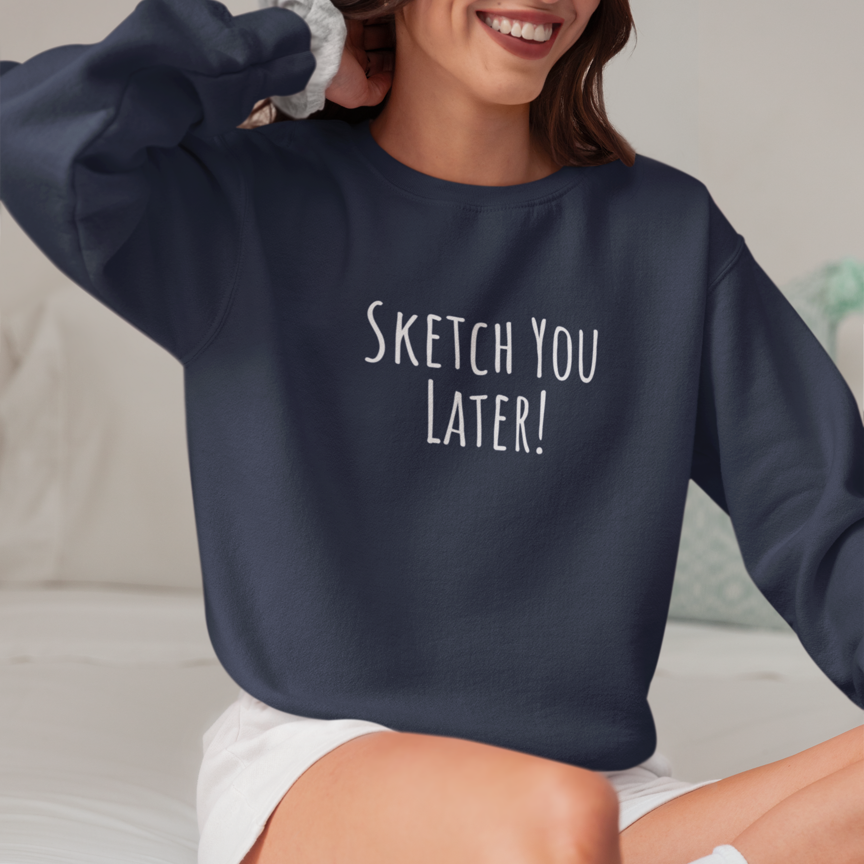 Unisex Artist Sweatshirt | Sketch You Later | Art Pun Series Gift - Mythos Design