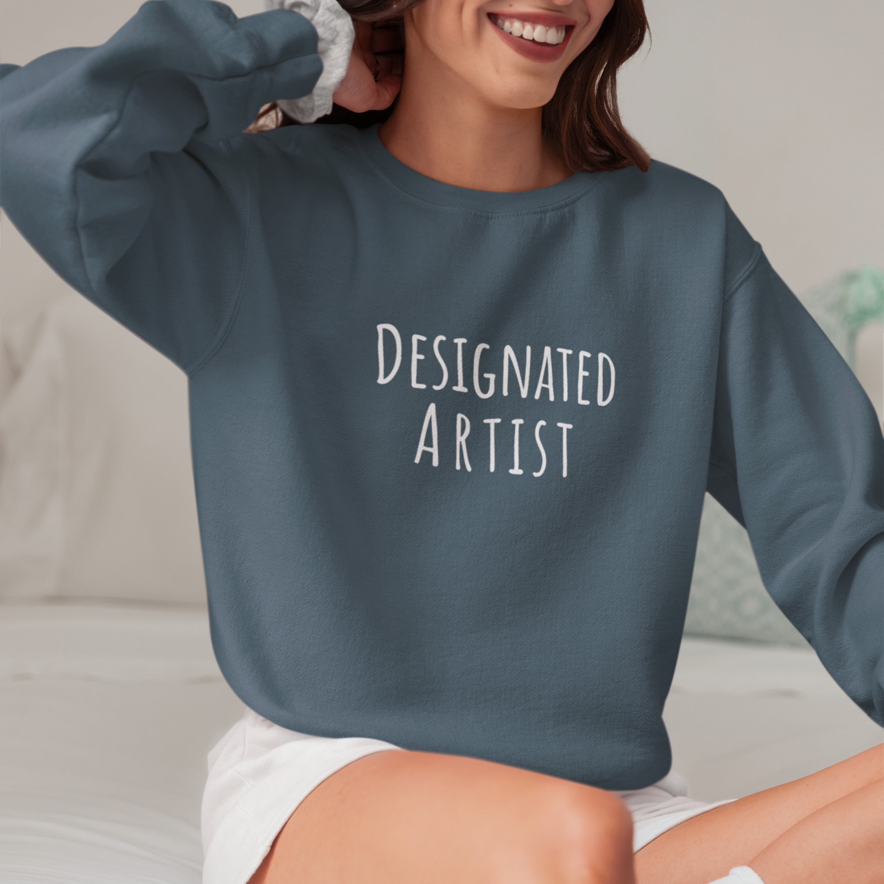 Unisex Artist Sweatshirt | Designated Artist | Art Pun Series Gift - Mythos Design