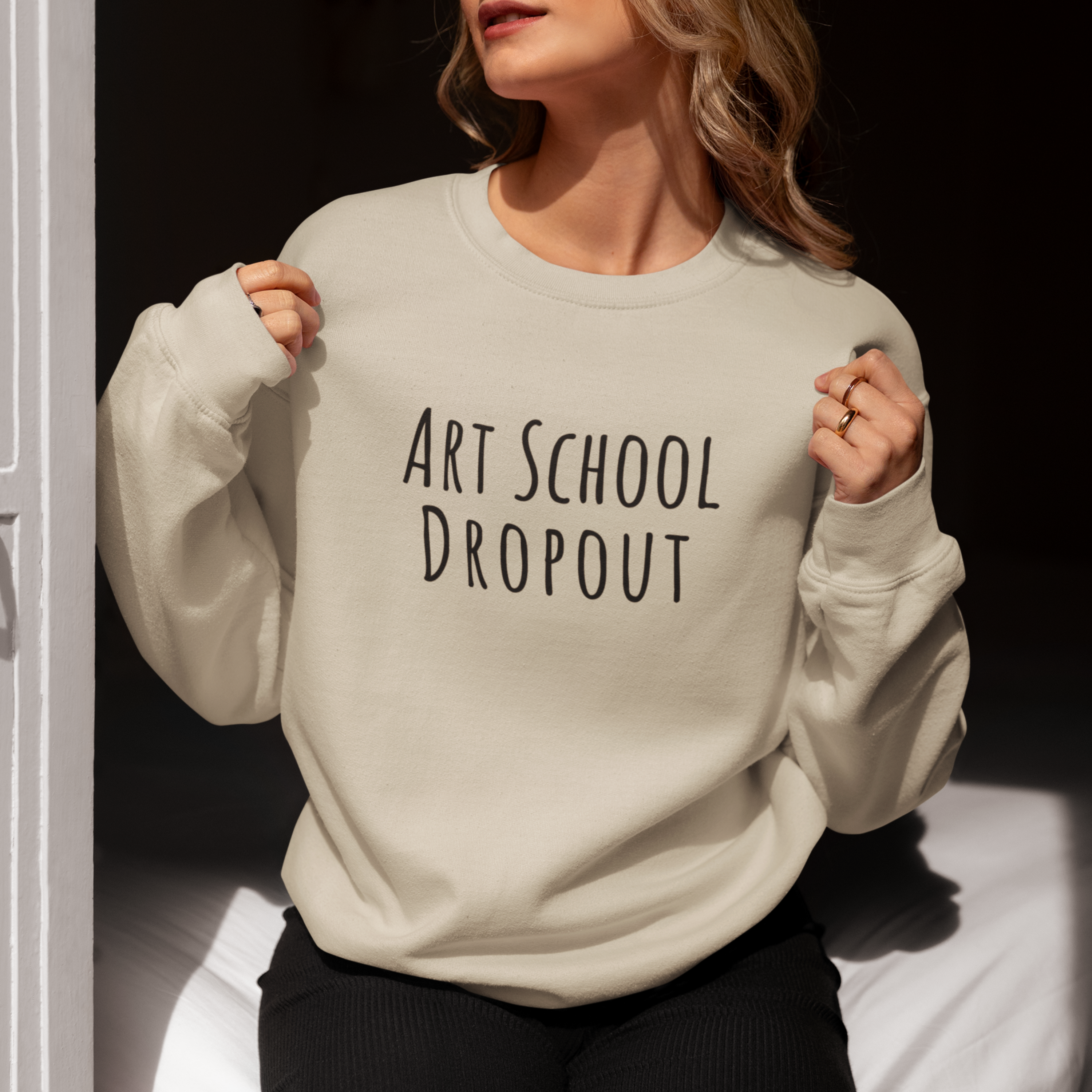 Unisex Artist Sweatshirt | Art School Dropout | Art Pun Series Gift - Mythos Design