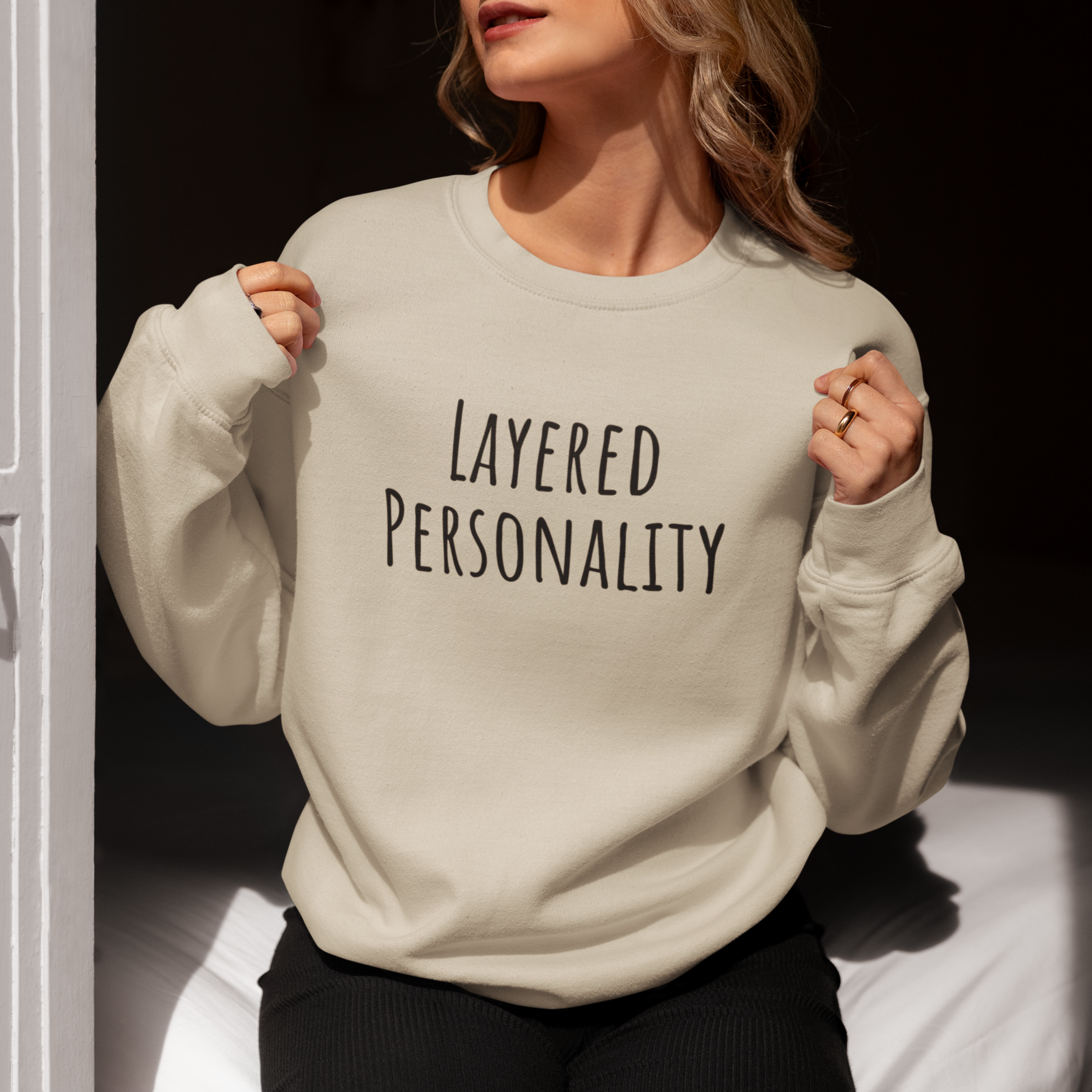 Unisex Artist Sweatshirt | Layered Personality | Art Pun Series Gift - Mythos Design