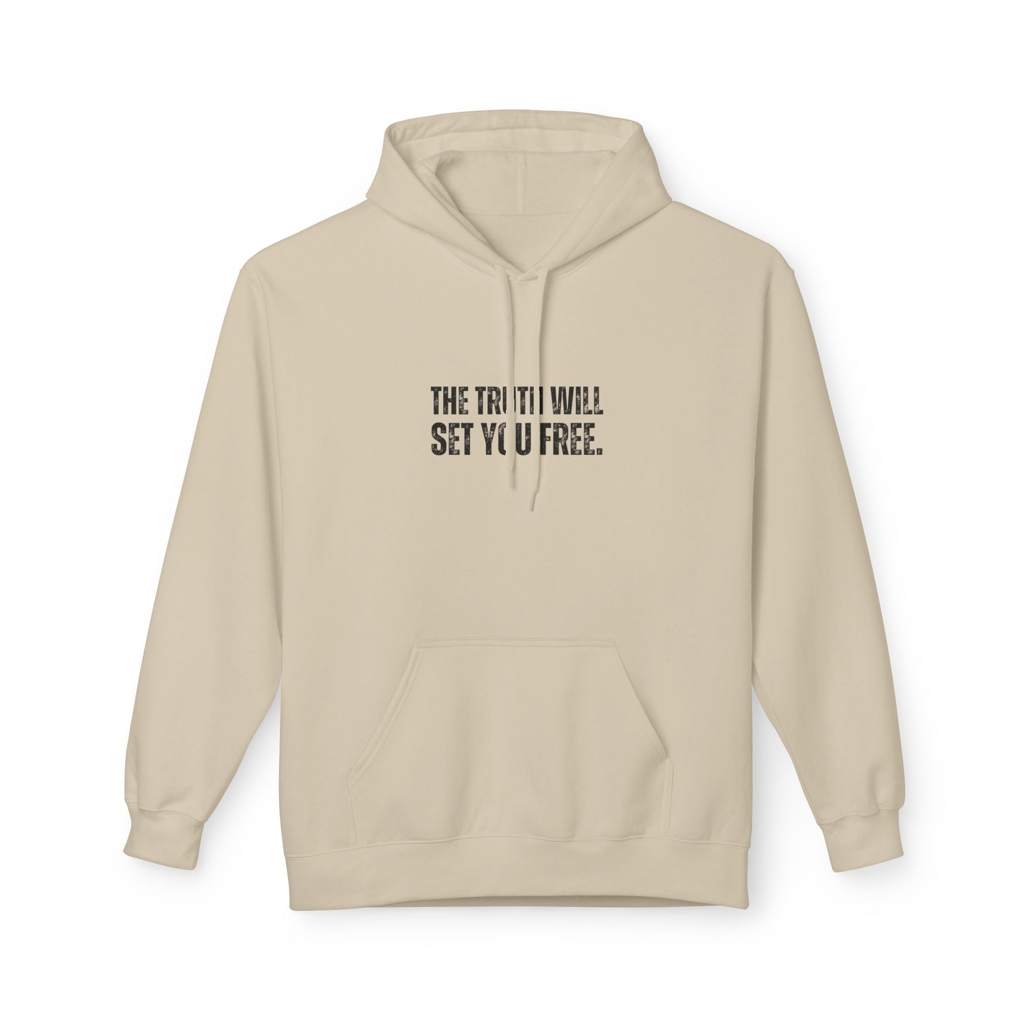 Ancient Quotes Fleece Hoodie | The Truth Will Set You Free - Mythos Design