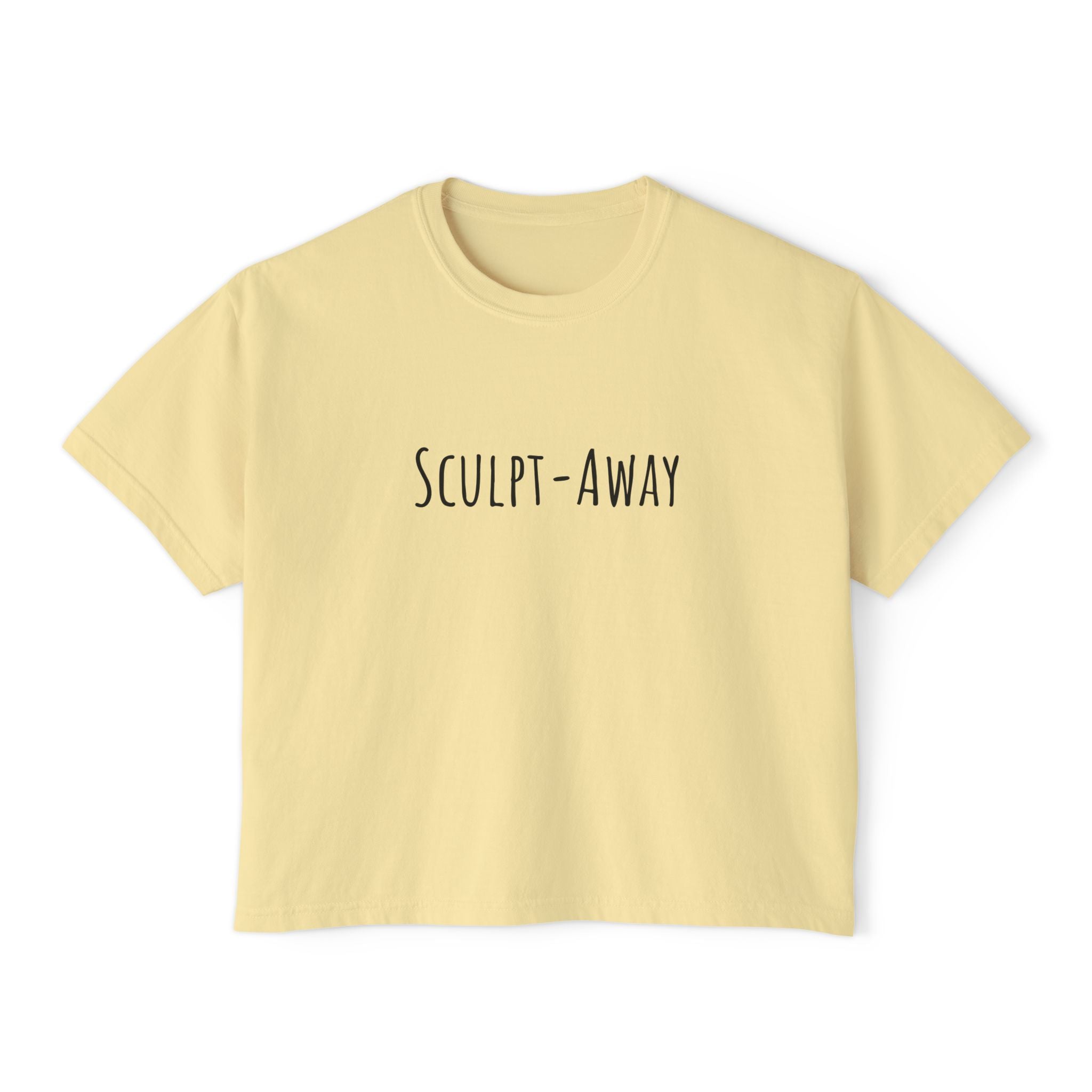 Boxy Artist Shirt | Sculpt-Away | Art Pun Series Gift - Mythos Design