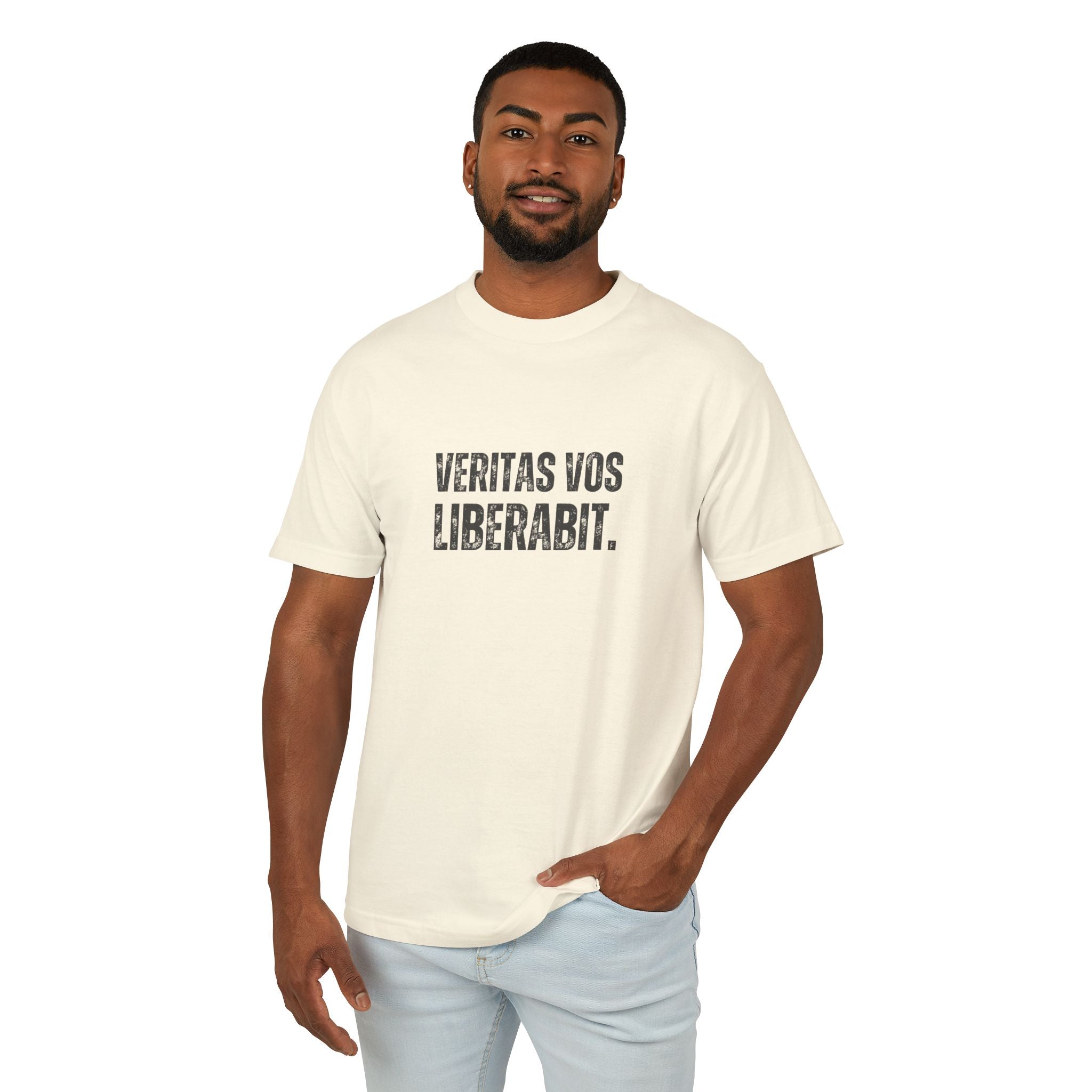 Unisex Ancient Quotes Shirt | Veritas Vos Liberabit | Inspirational Gift Tee - Mythos Design