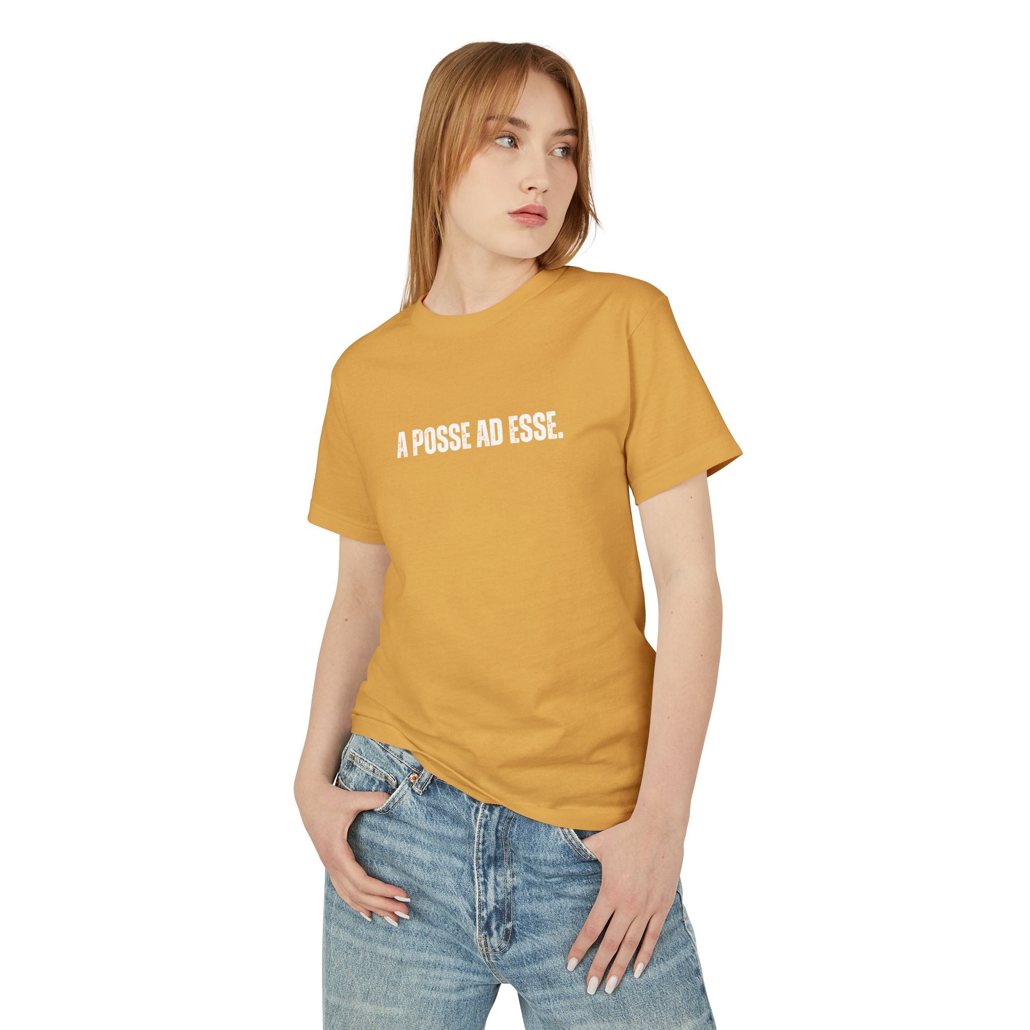 Unisex Ancient Quotes Shirt | A Posse ad Esse | Inspirational Gift Tee - Mythos Design