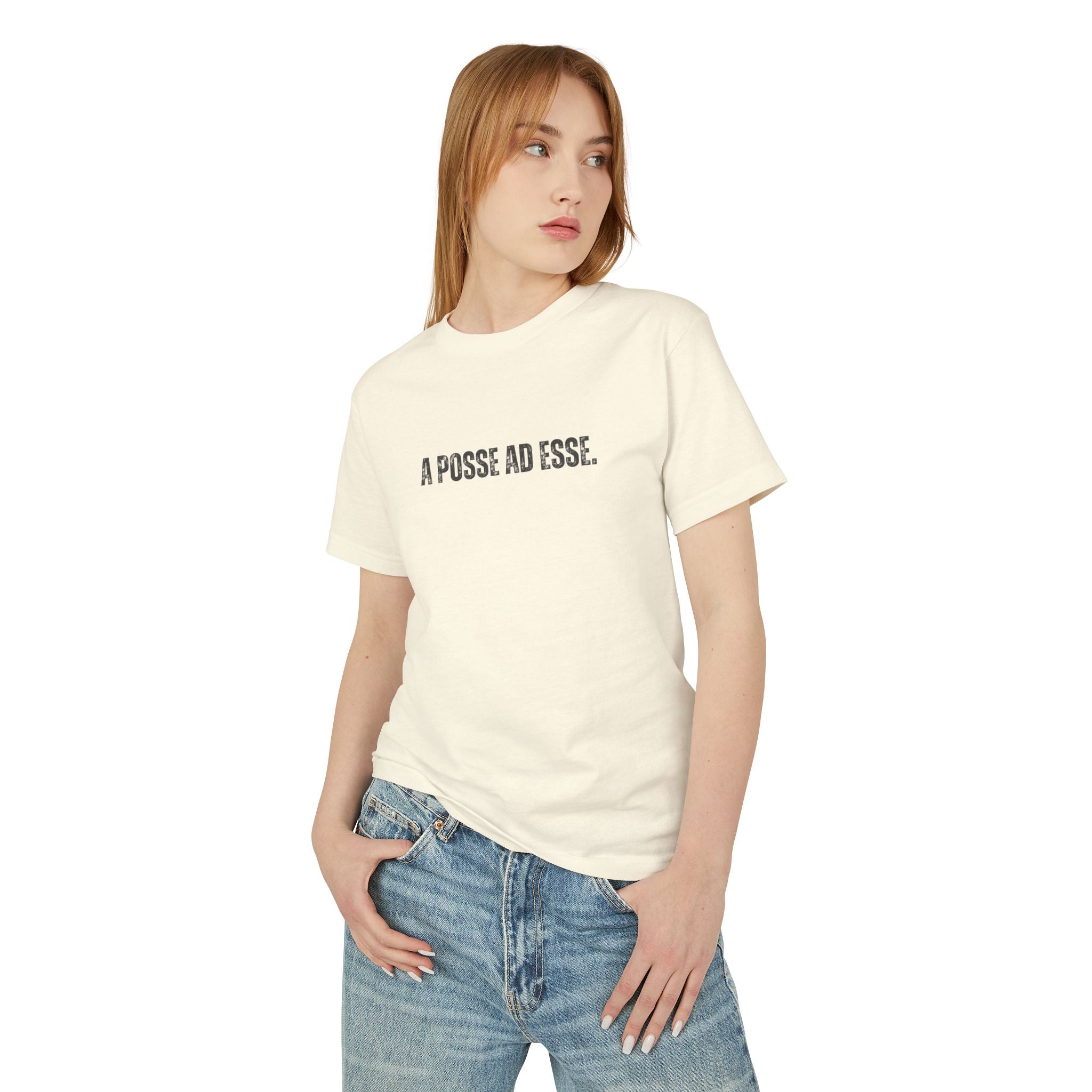 Unisex Ancient Quotes Shirt | A Posse ad Esse | Inspirational Gift Tee - Mythos Design