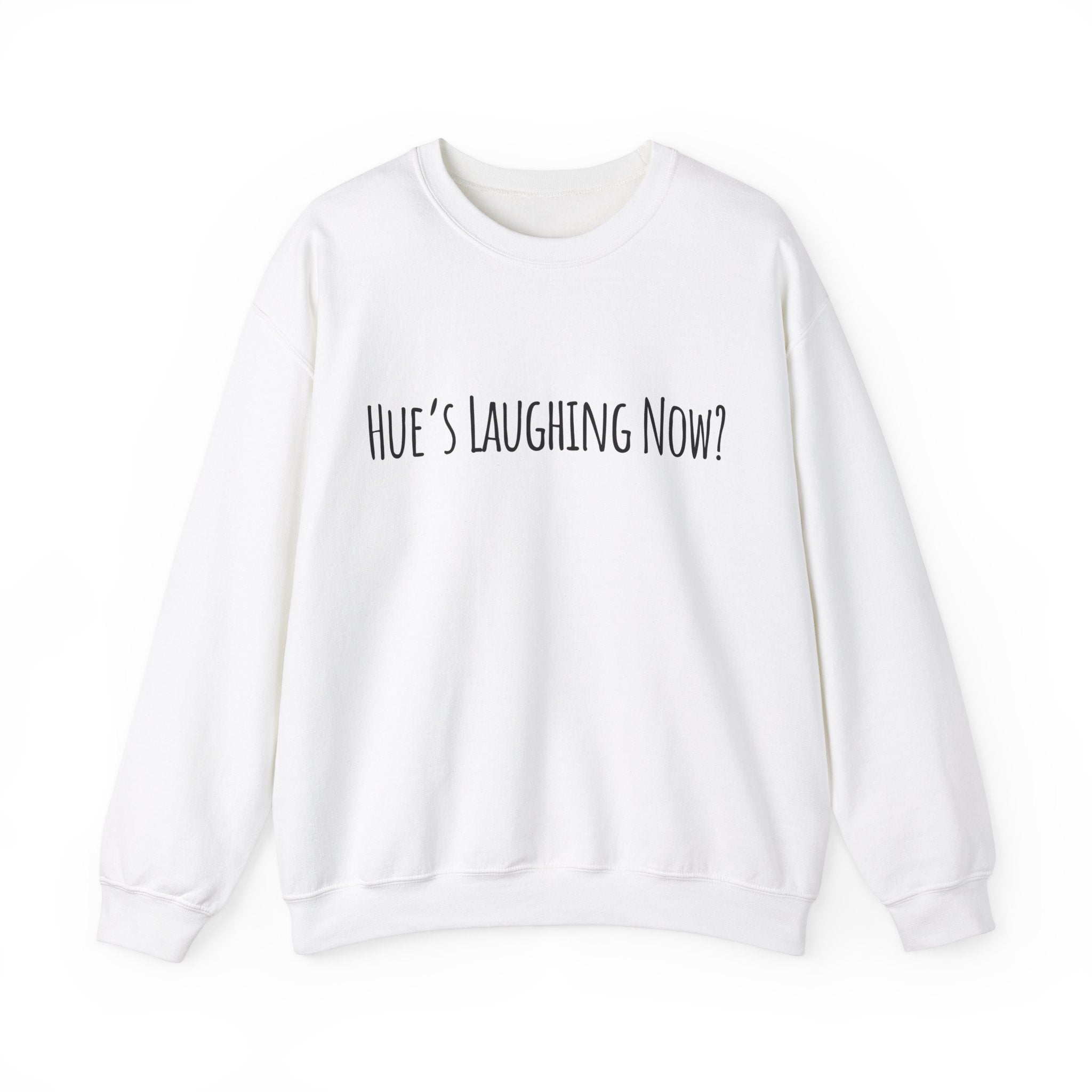 Unisex Artist Sweatshirt | Hue's Laughing Now? | Art Pun Series Gift - Mythos Design