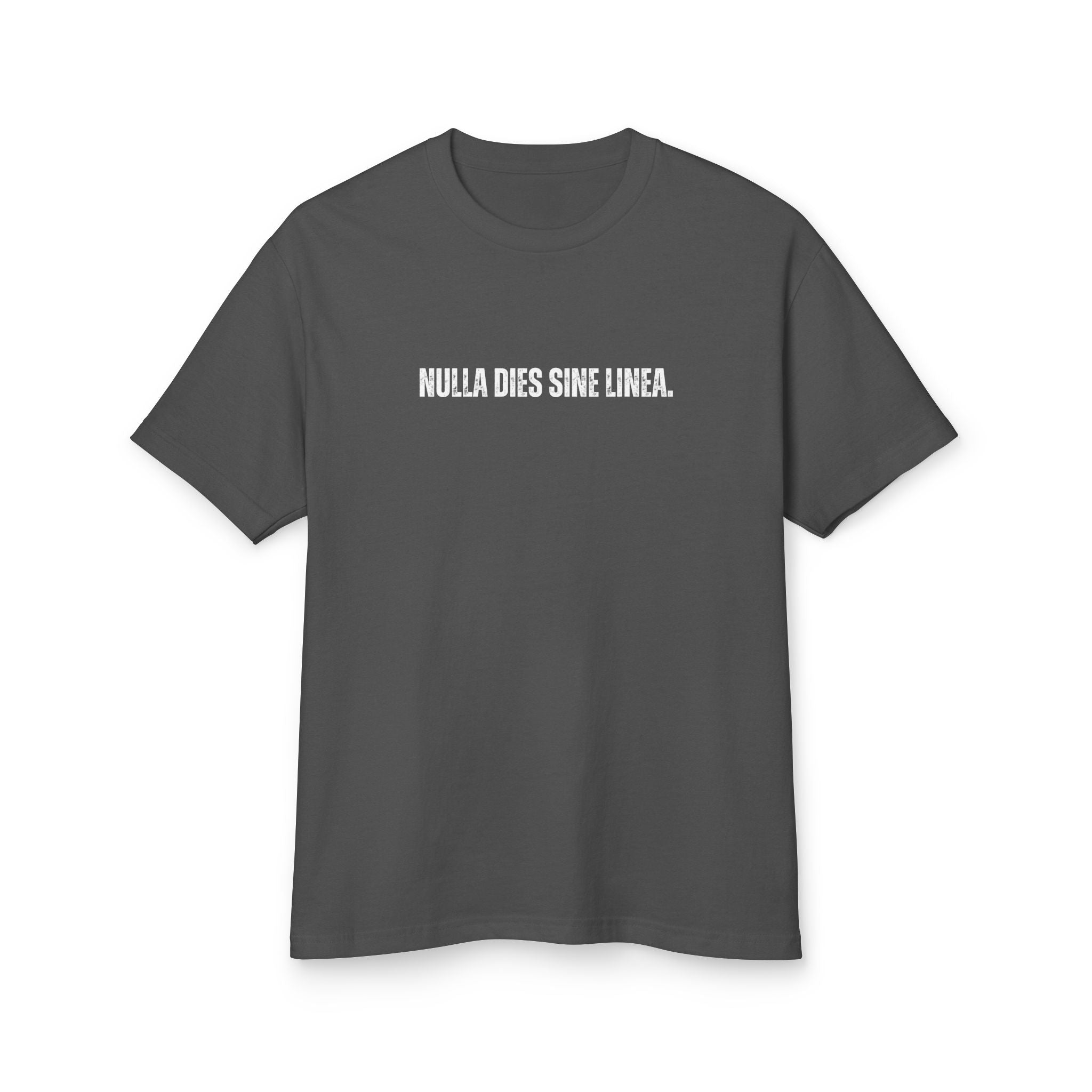 Unisex Ancient Quotes Shirt | Nulla Dies Sine Linea | Inspirational Gift Tee - Mythos Design