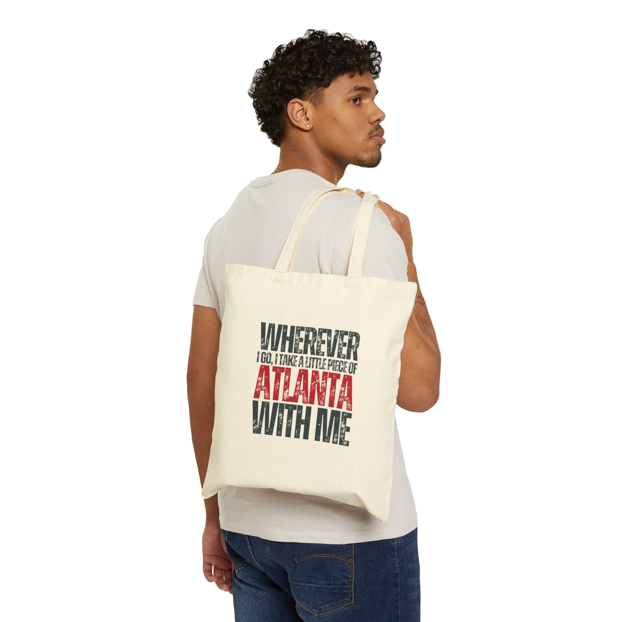 Canvas Tote Bag, Atlanta | Cities Collection - Mythos Design