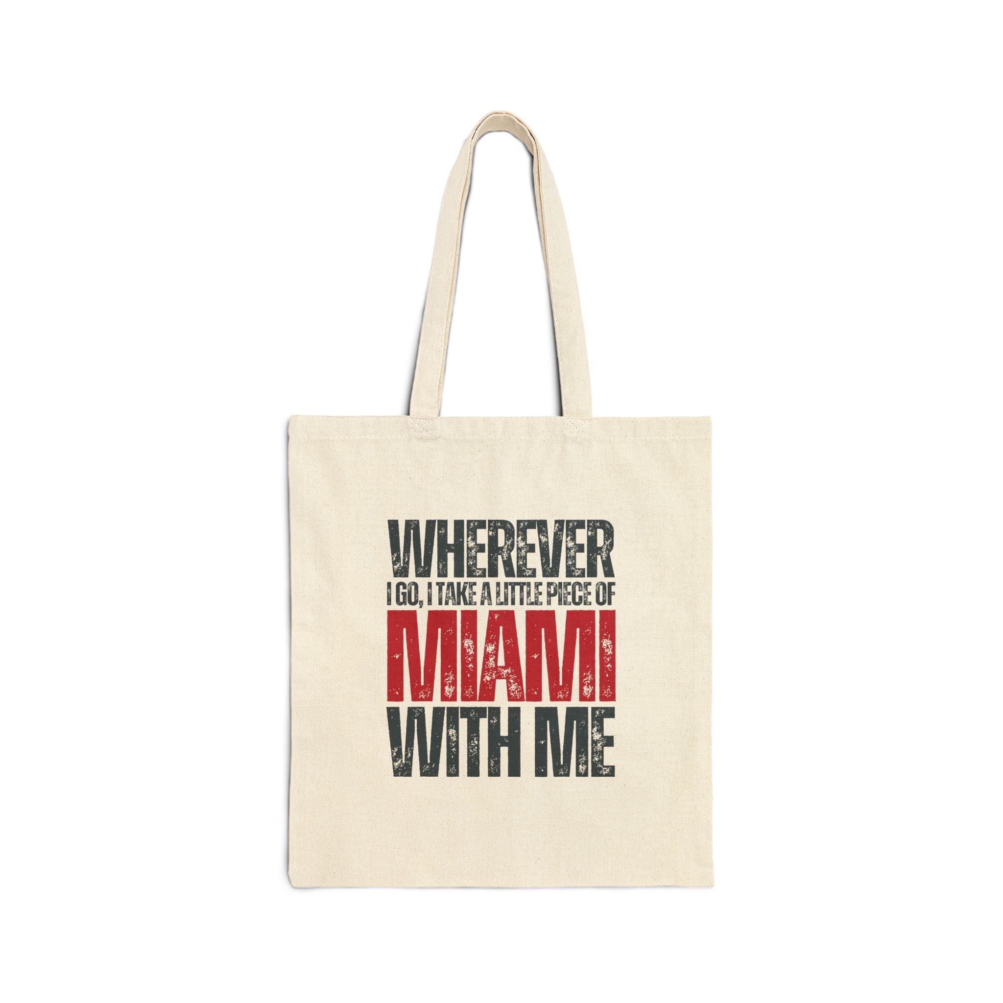 Canvas Tote Bag, Miami | Cities Collection - Mythos Design