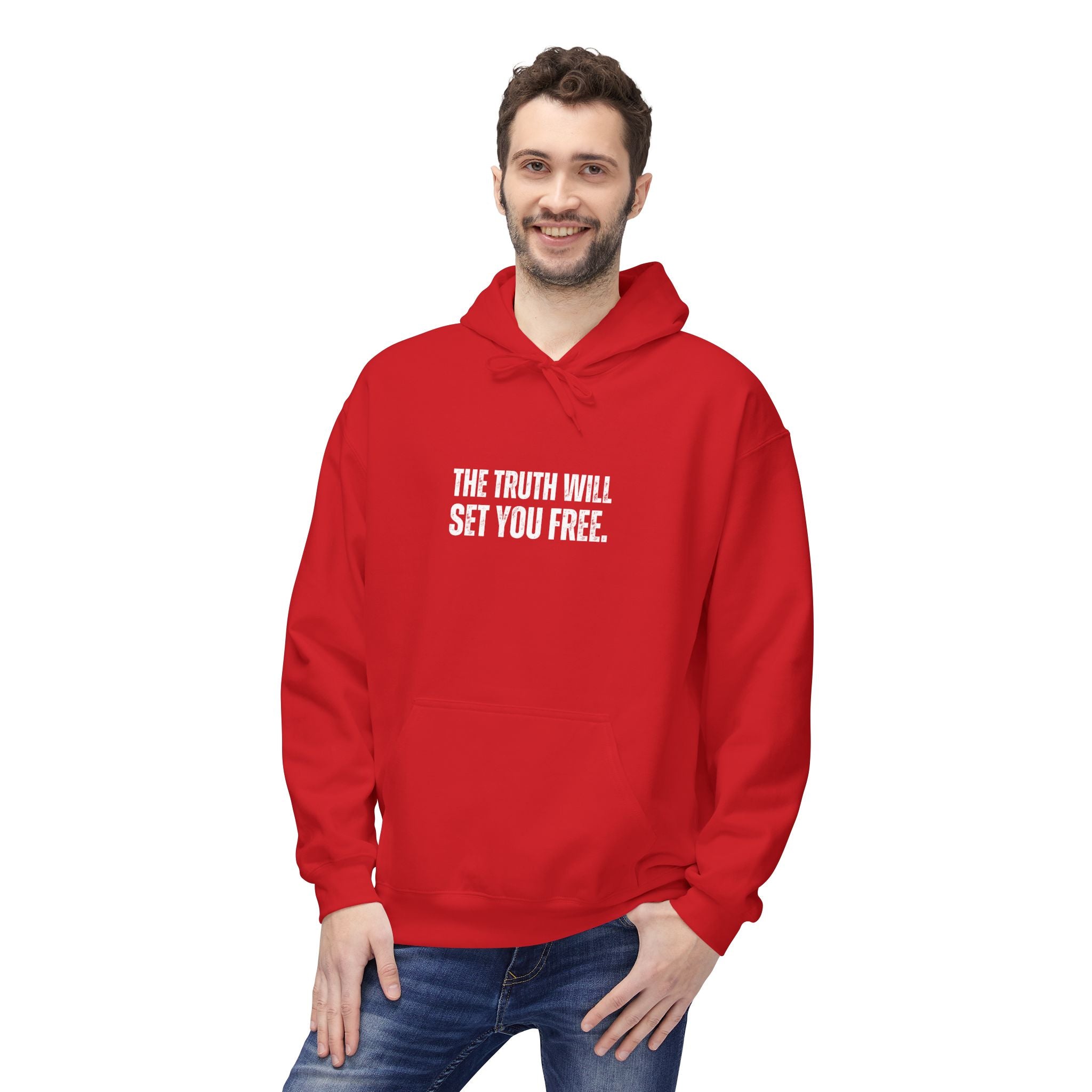 Ancient Quotes Fleece Hoodie | The Truth Will Set You Free - Mythos Design