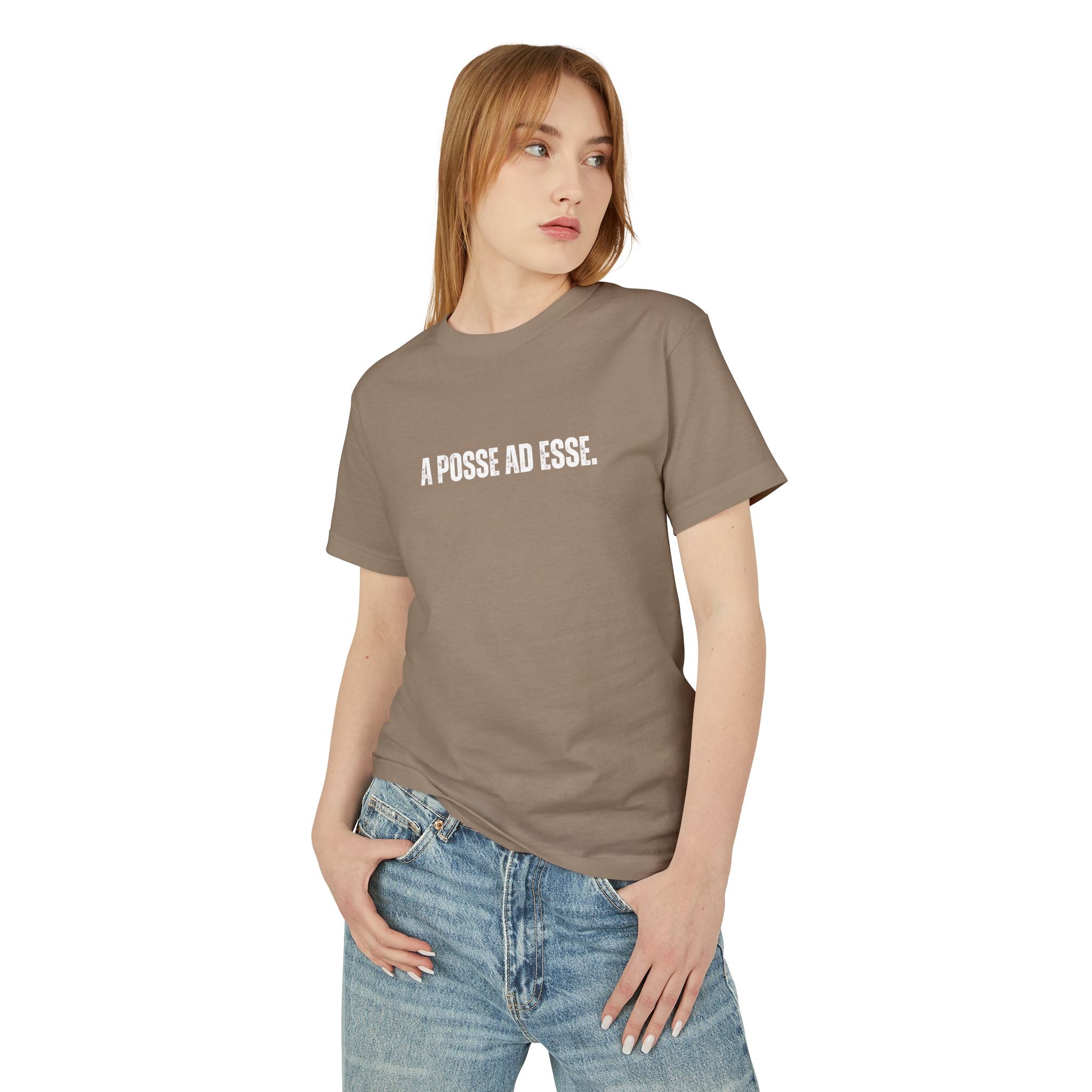 Unisex Ancient Quotes Shirt | A Posse ad Esse | Inspirational Gift Tee - Mythos Design