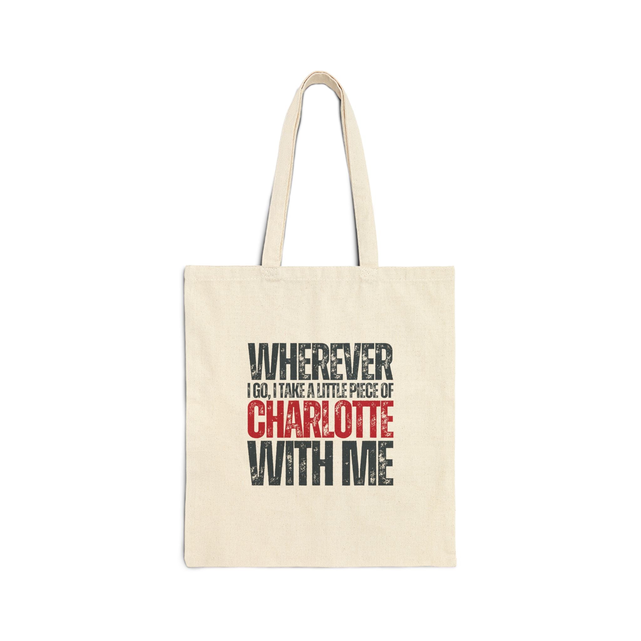 Canvas Tote Bag, Charlotte | Cities Collection - Mythos Design