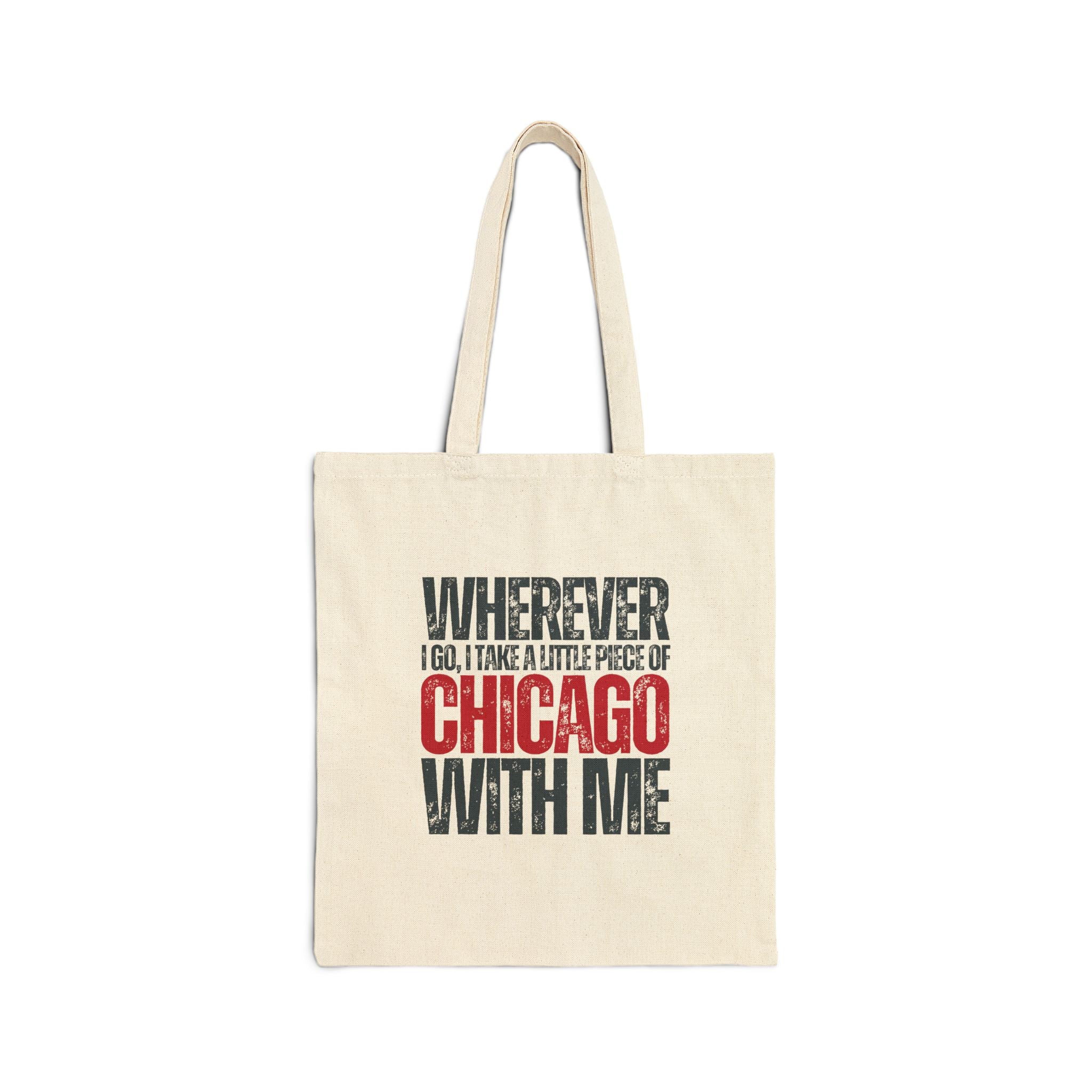 Canvas Tote Bag, Chicago | Cities Collection - Mythos Design