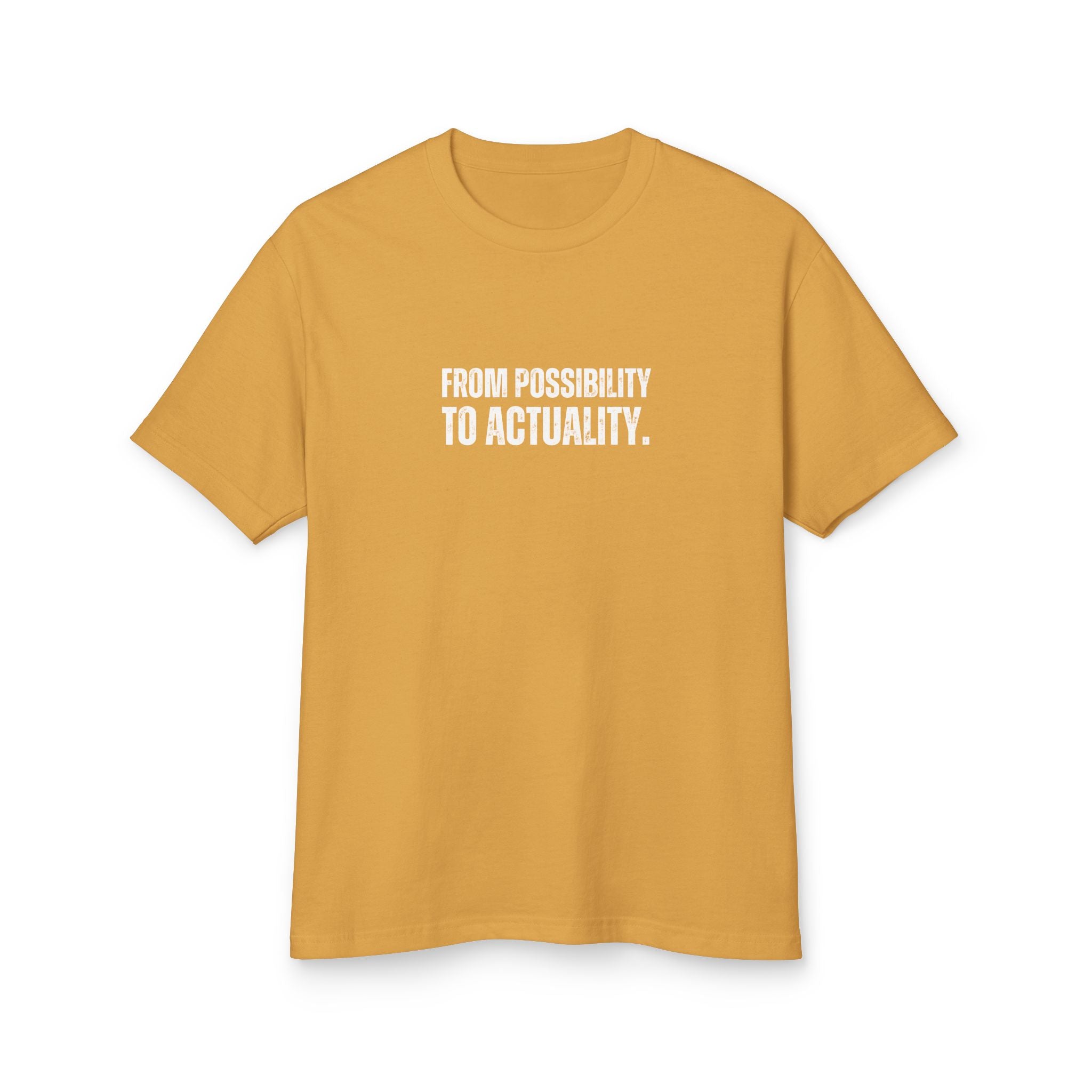 Unisex Ancient Quotes Shirt | From Possibility to Actuality | Inspirational Gift Tee - Mythos Design