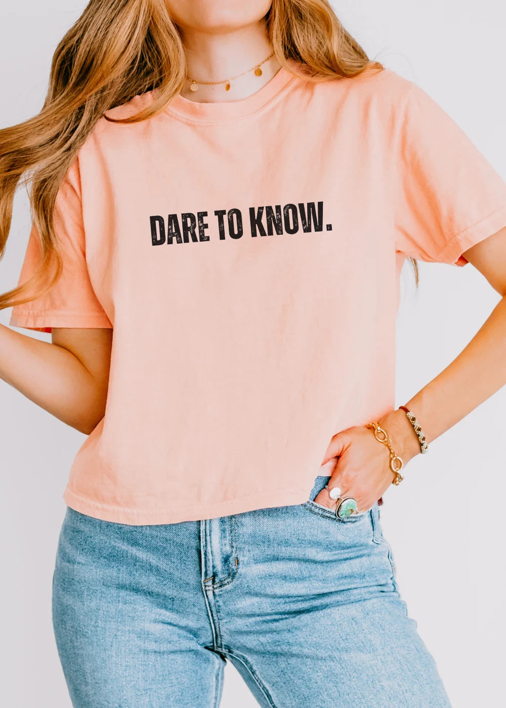 Dare to Know womens boxy shirt