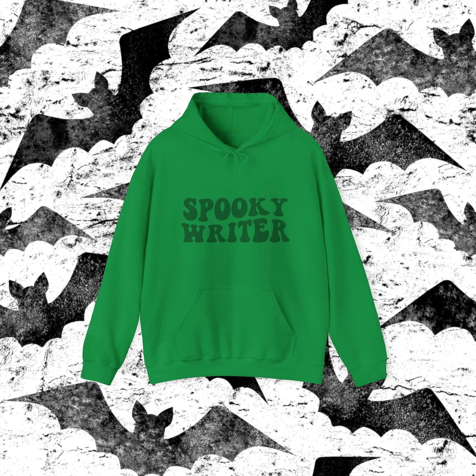 Spooky Writer Halloween Hoodie | Unisex Eco-Friendly Pullover - Mythos Design